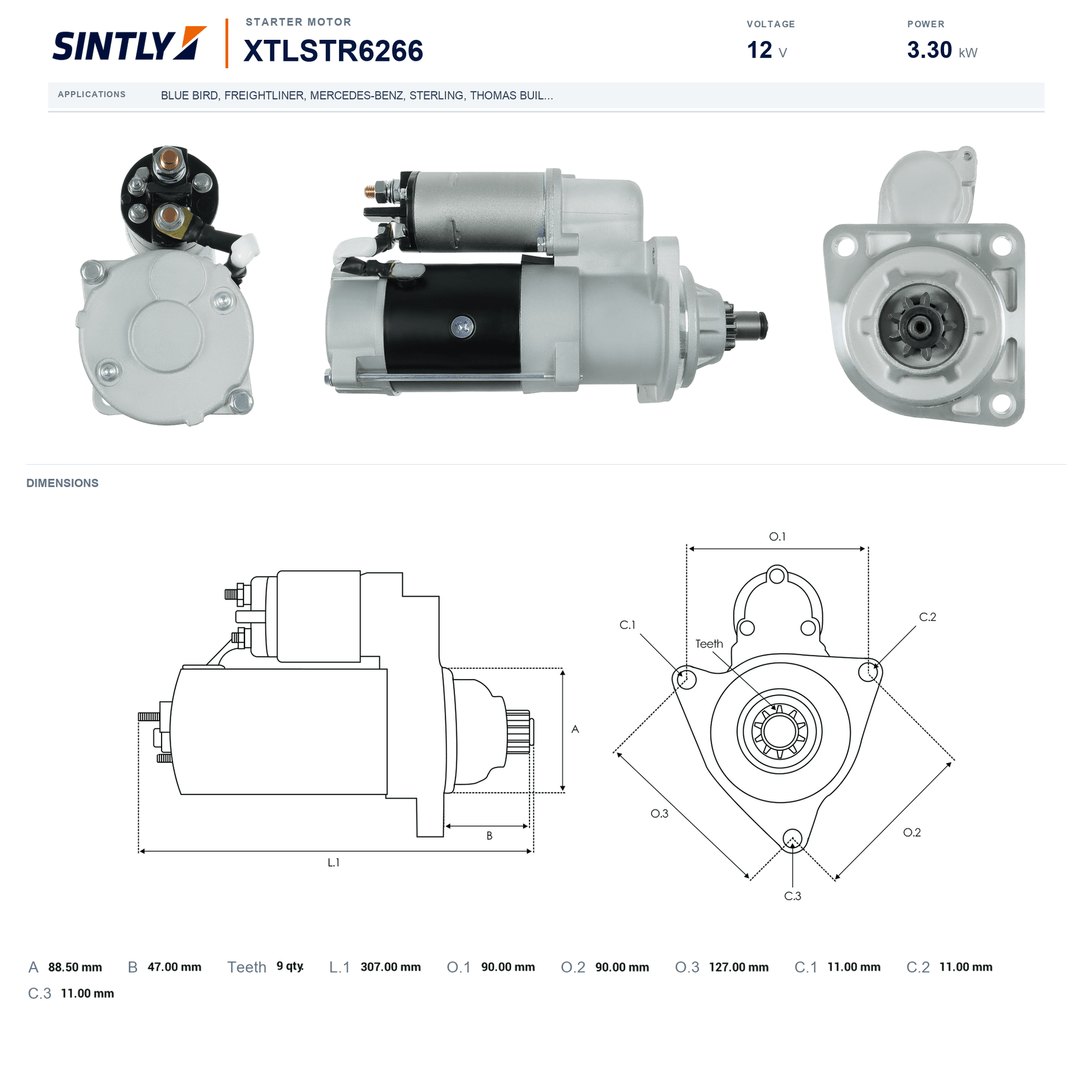 Starter XTLSTR6266