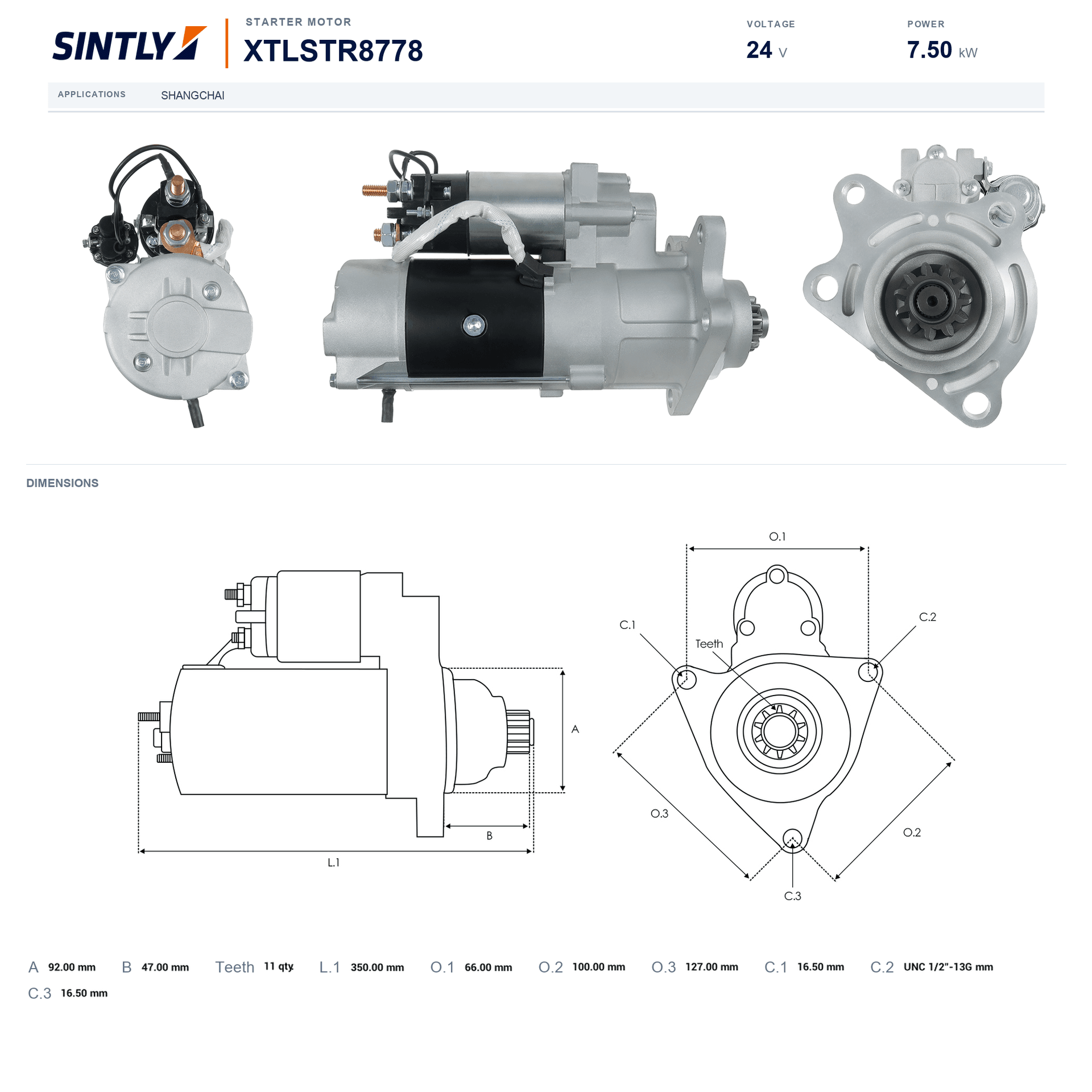 Starter XTLSTR8778
