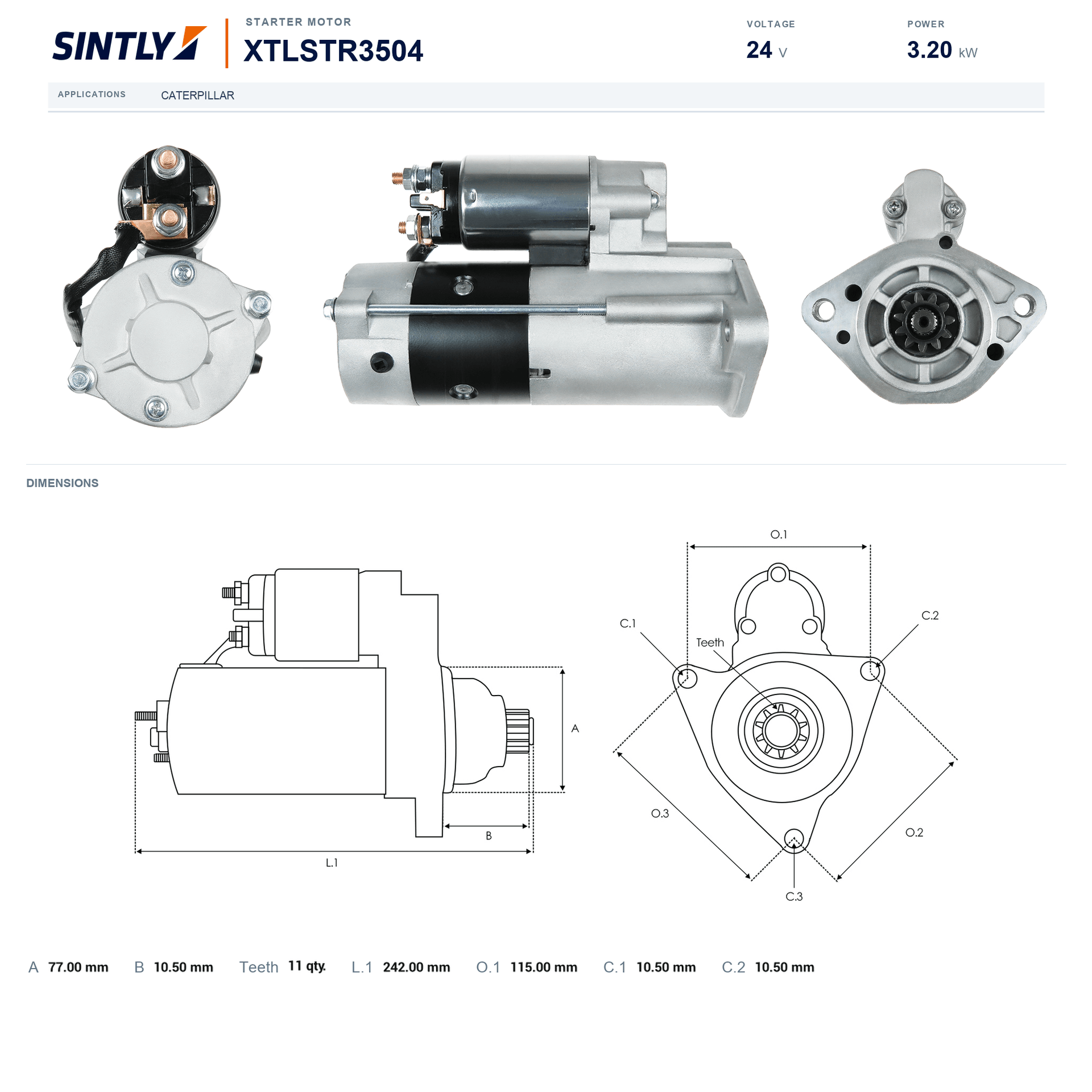Starter XTLSTR3504