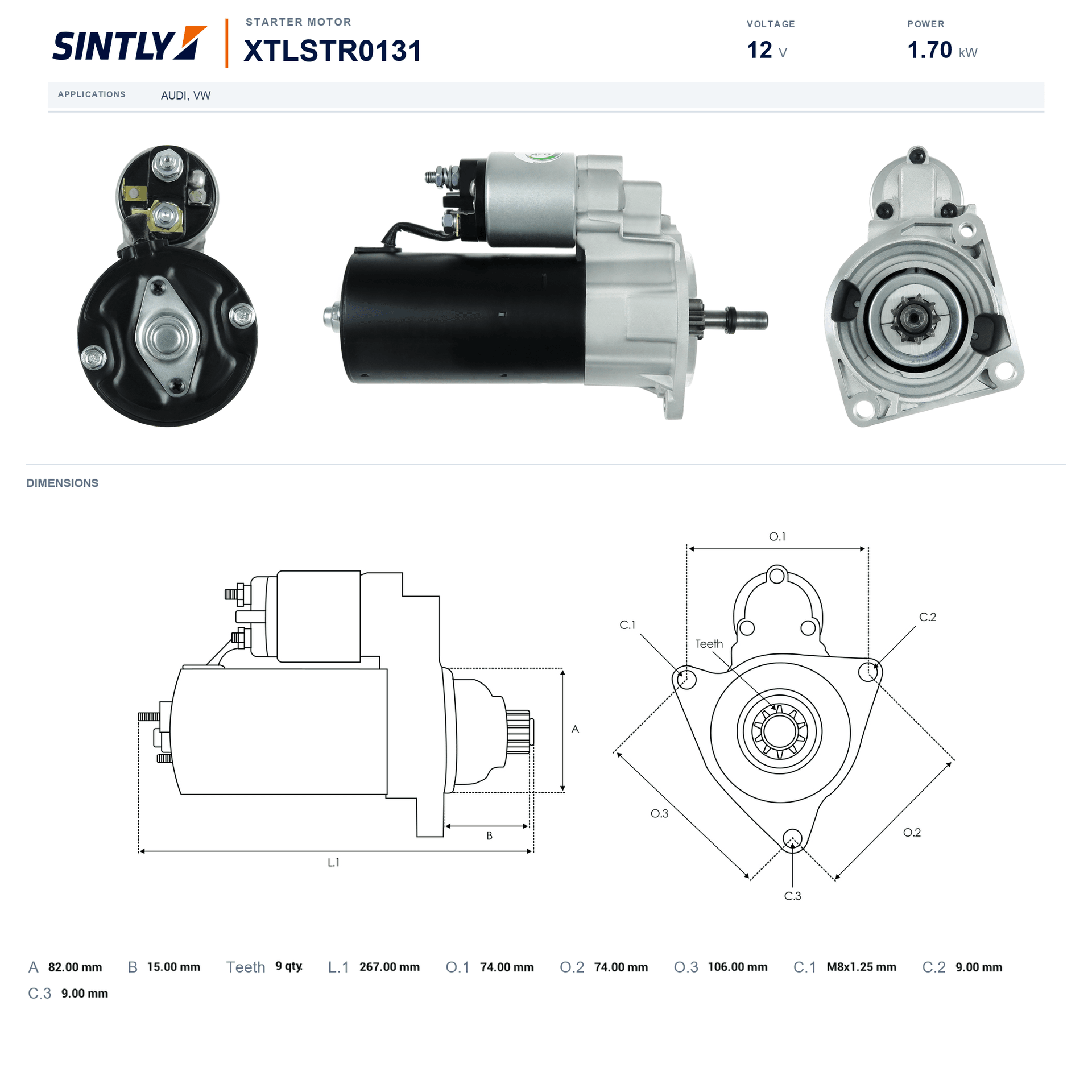 Starter XTLSTR0131
