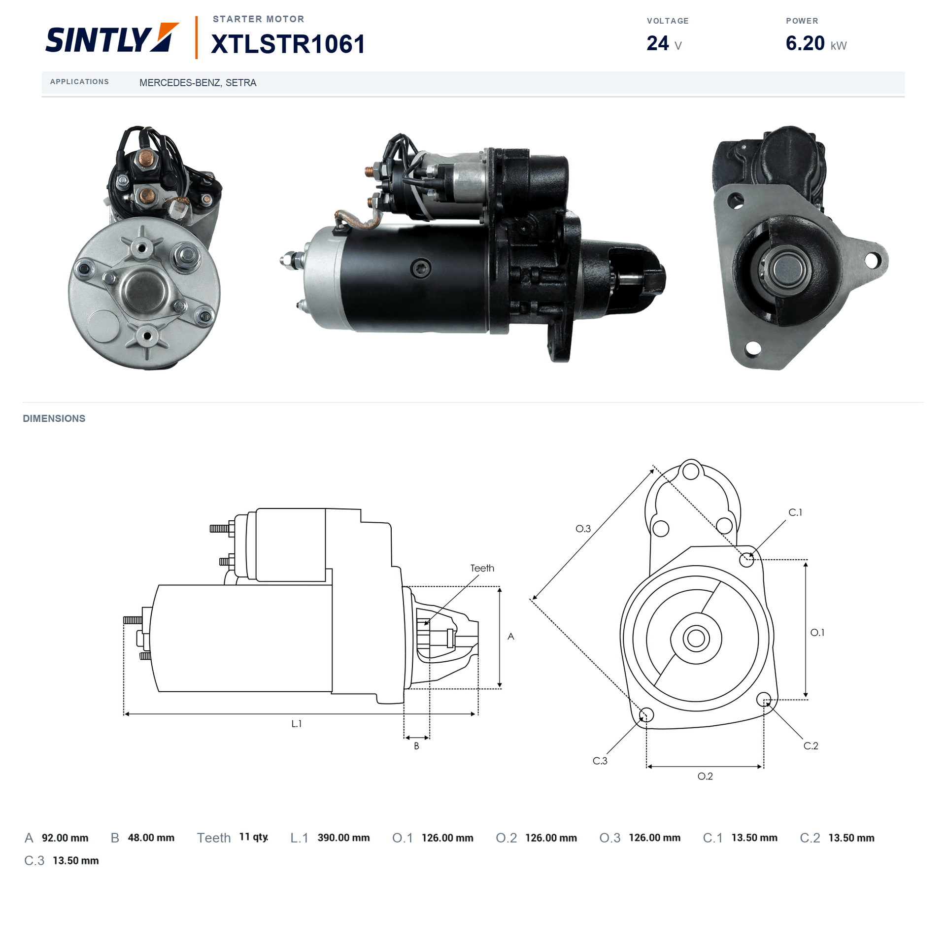 Starter XTLSTR1061
