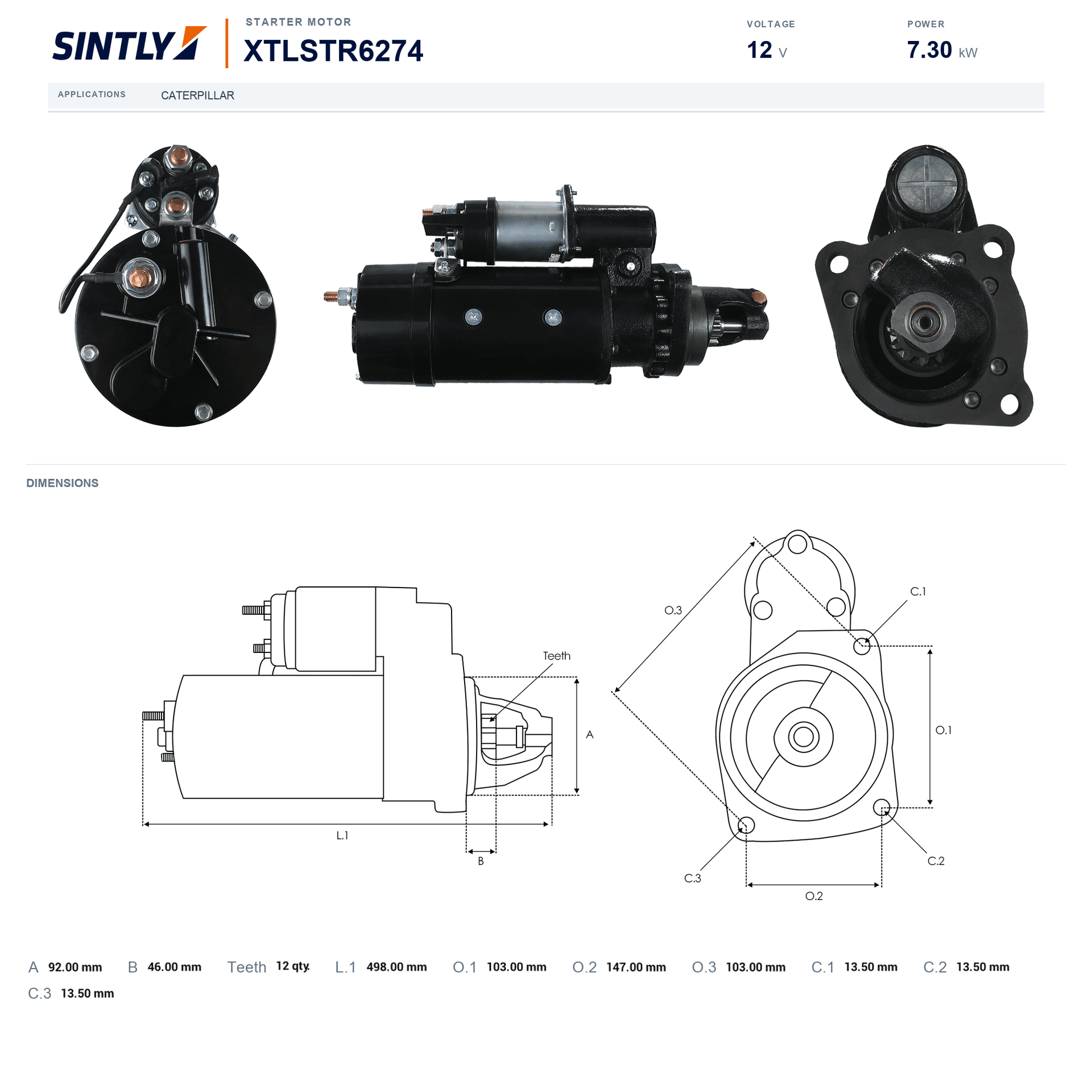 Starter XTLSTR6274