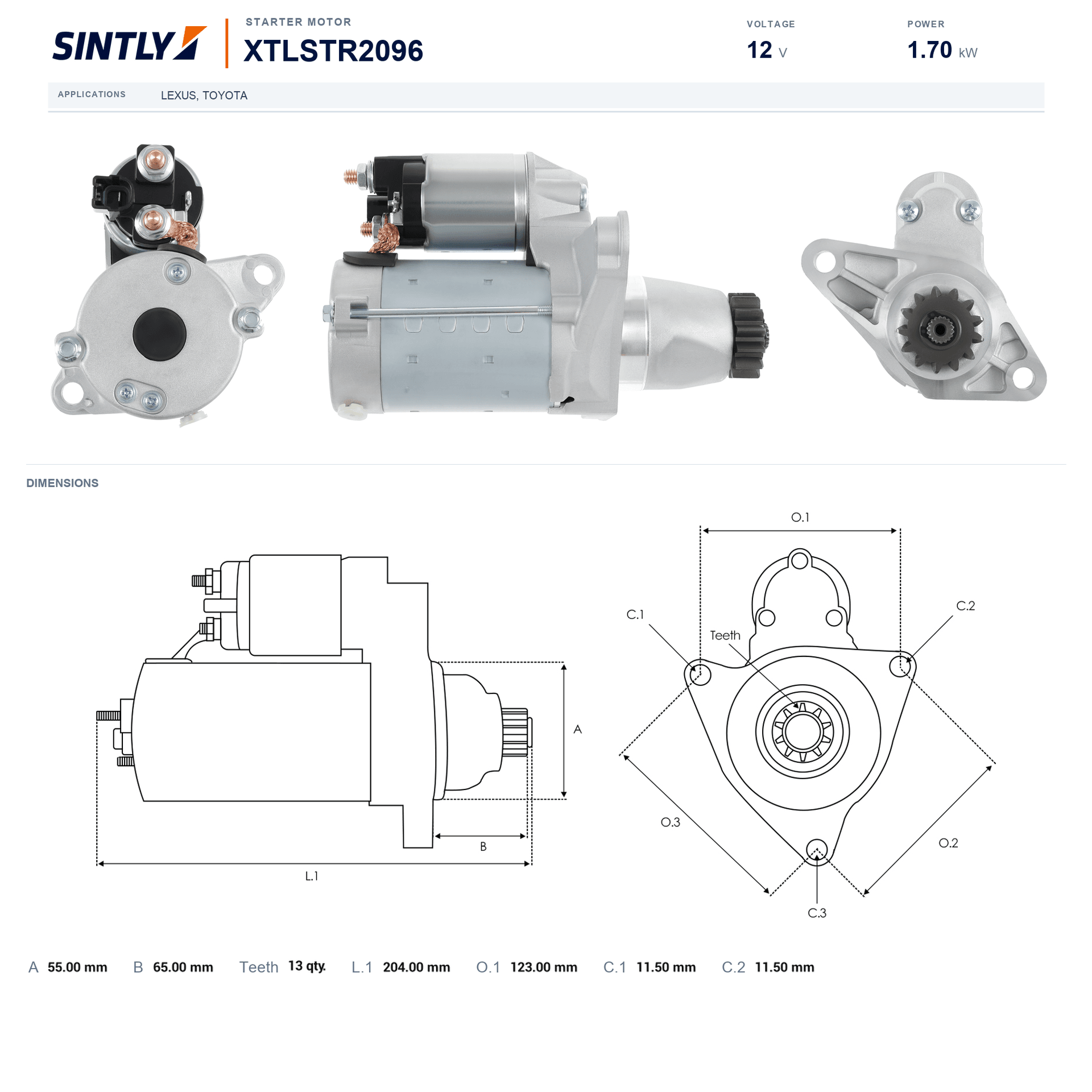 Starter XTLSTR2096