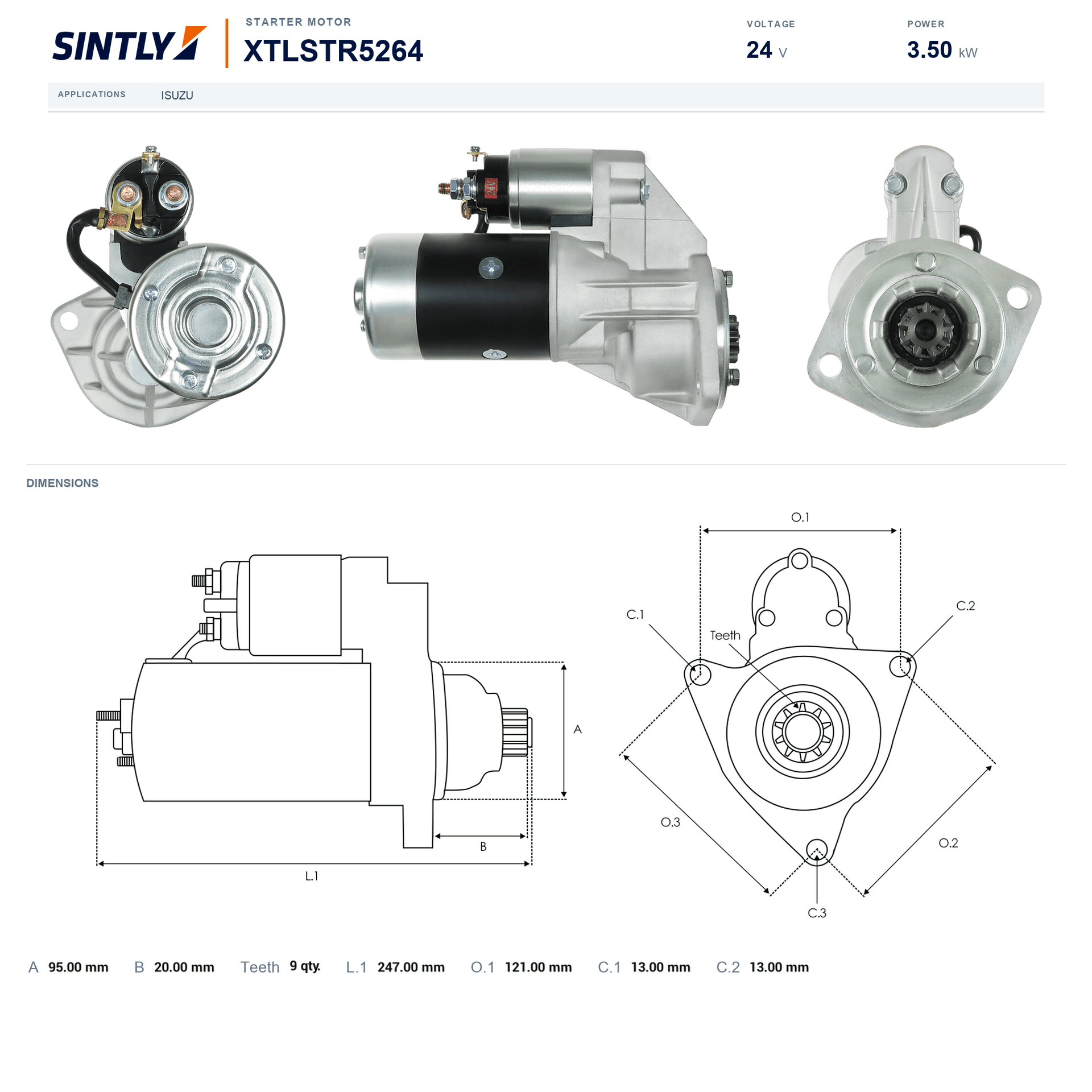 Starter XTLSTR5264