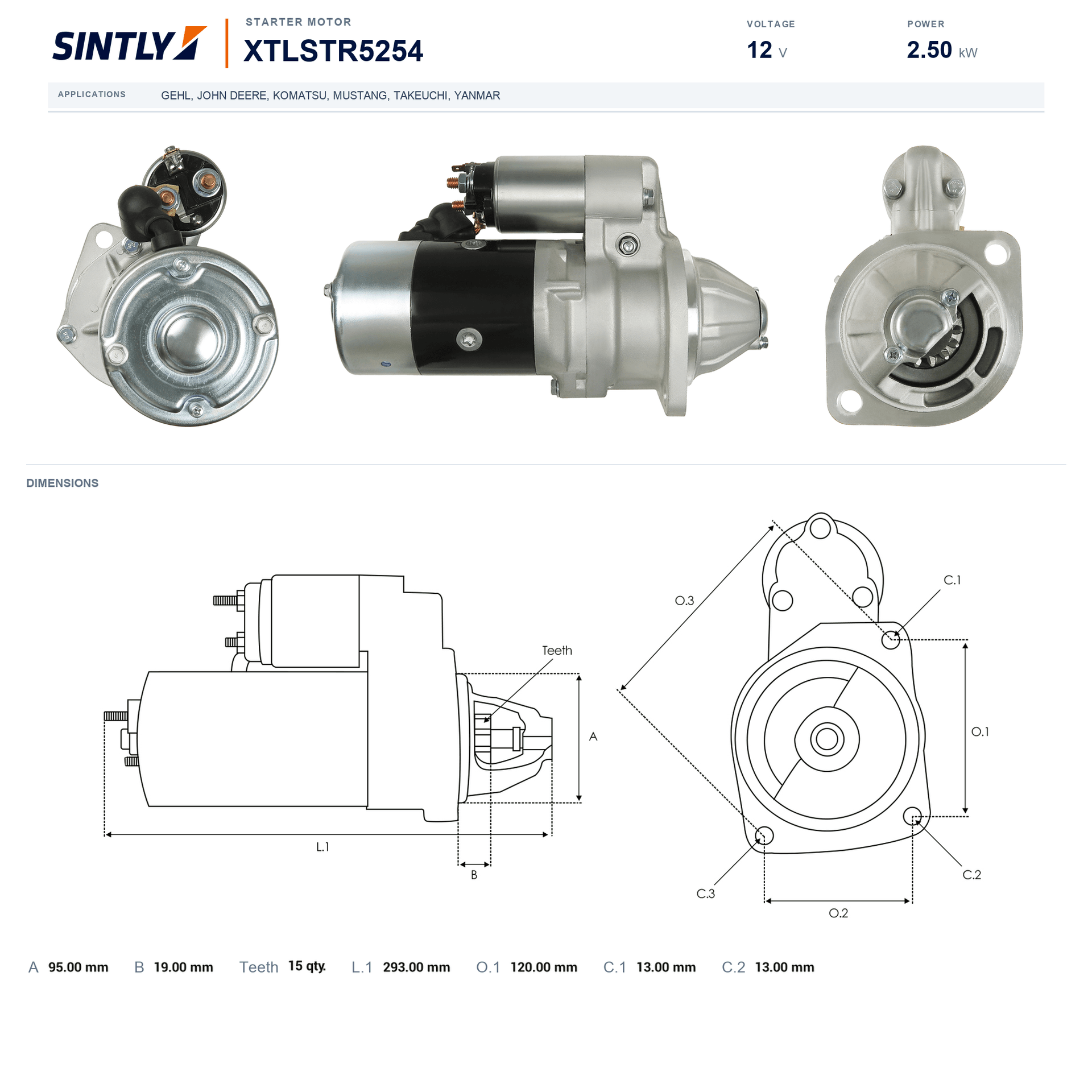 Starter XTLSTR5254