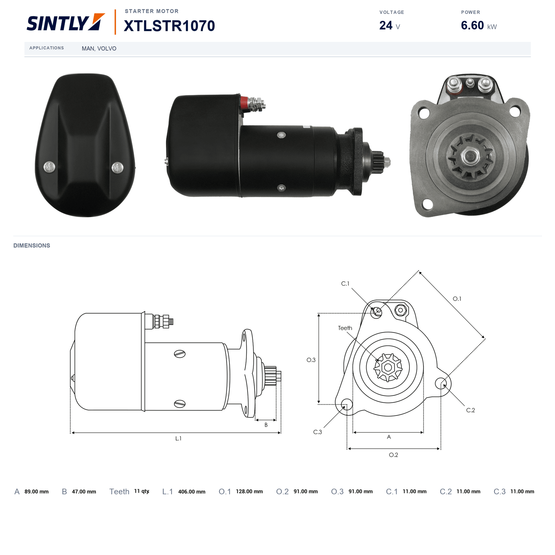 Starter XTLSTR1070