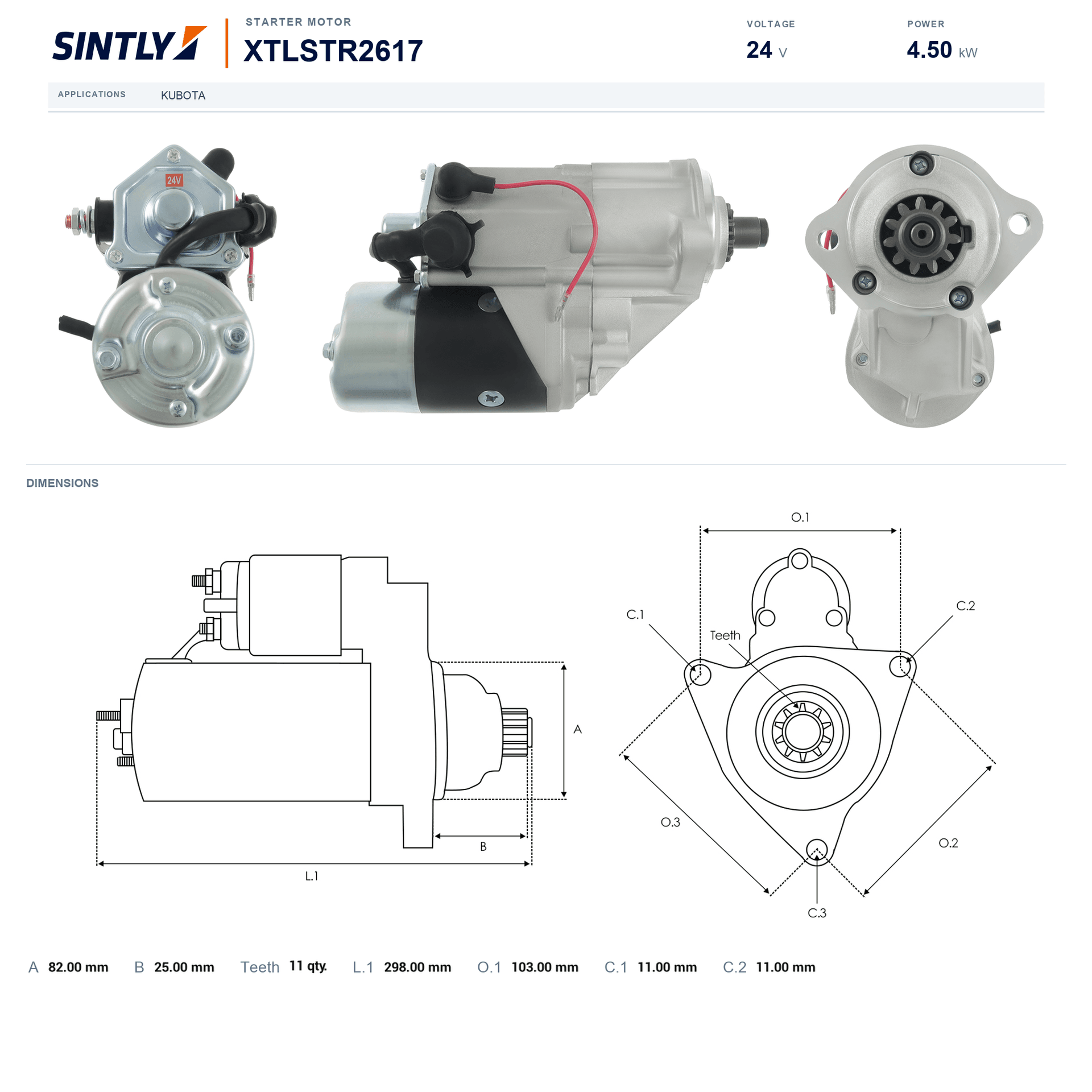 Starter XTLSTR2617