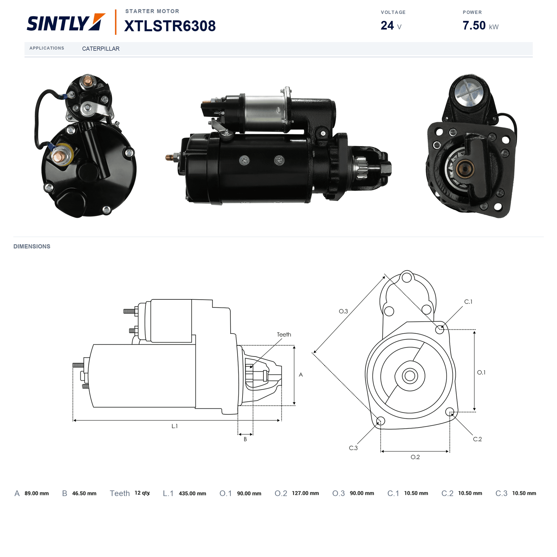 Starter XTLSTR6308