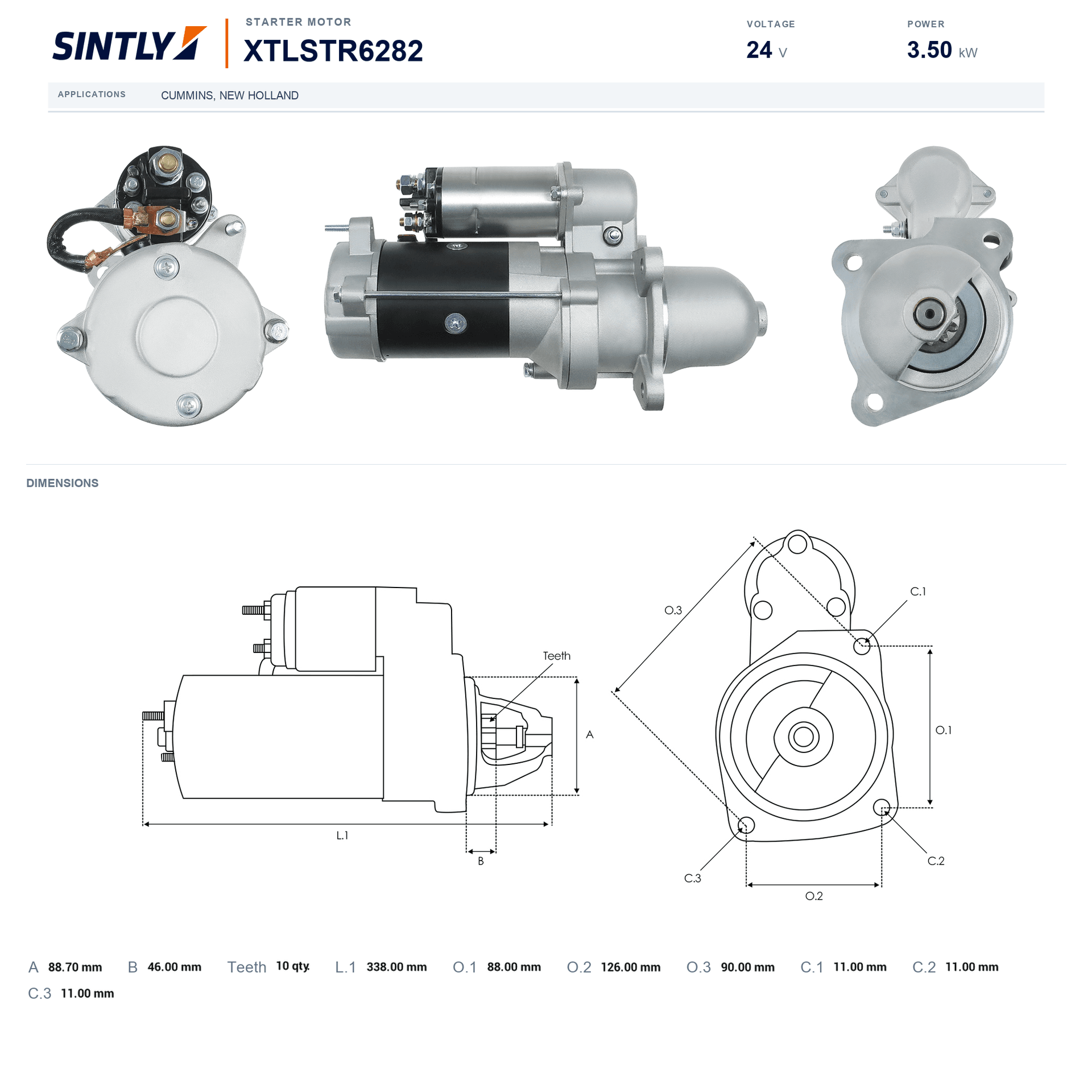 Starter XTLSTR6282