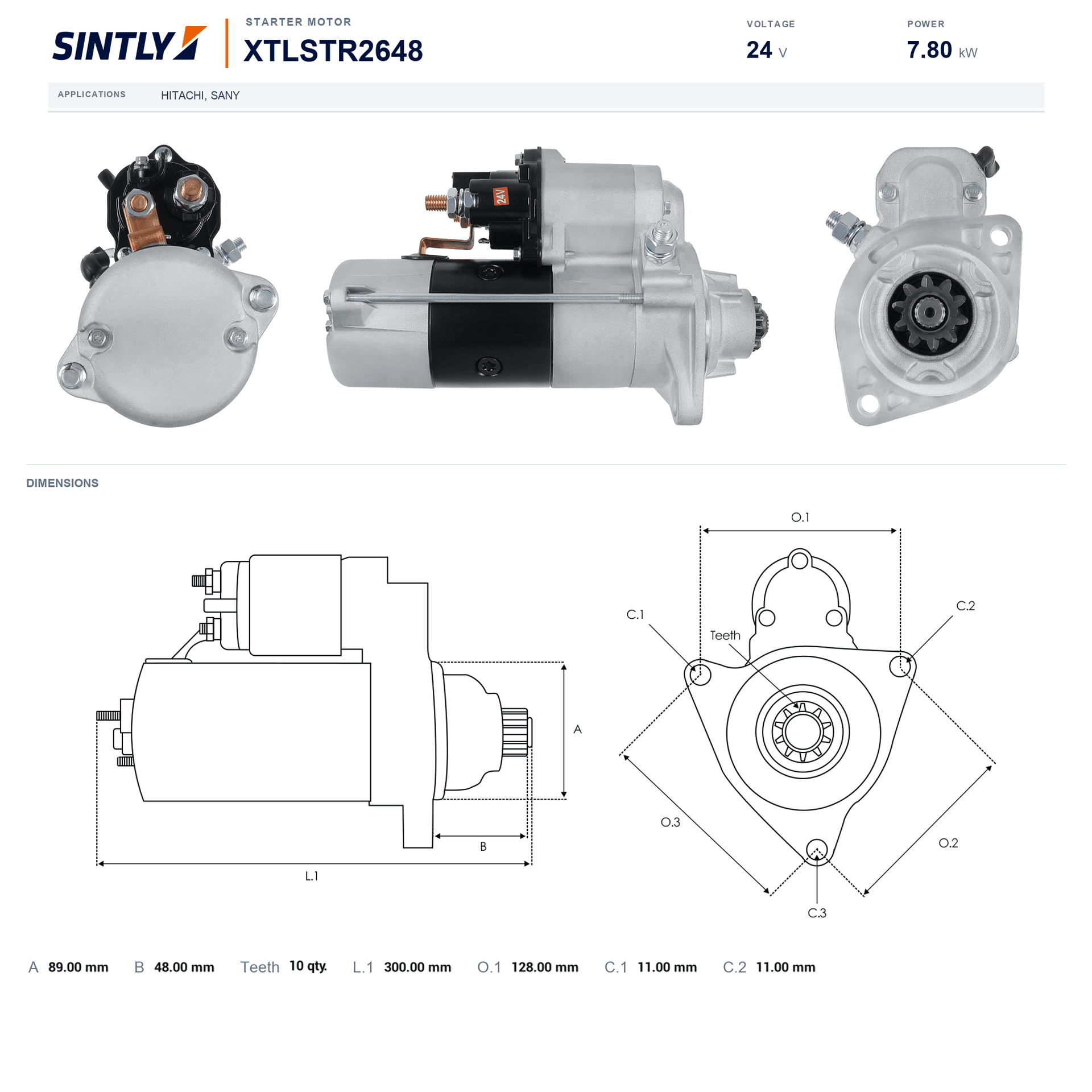 Starter XTLSTR2648