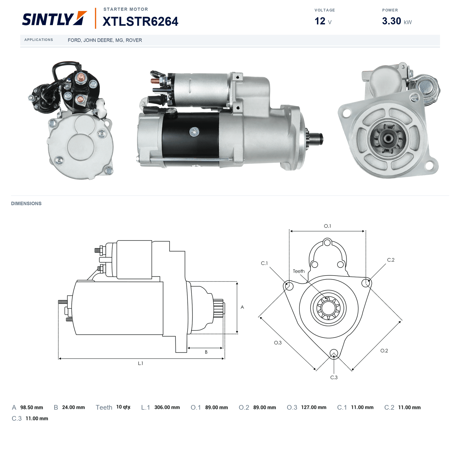 Starter XTLSTR6264