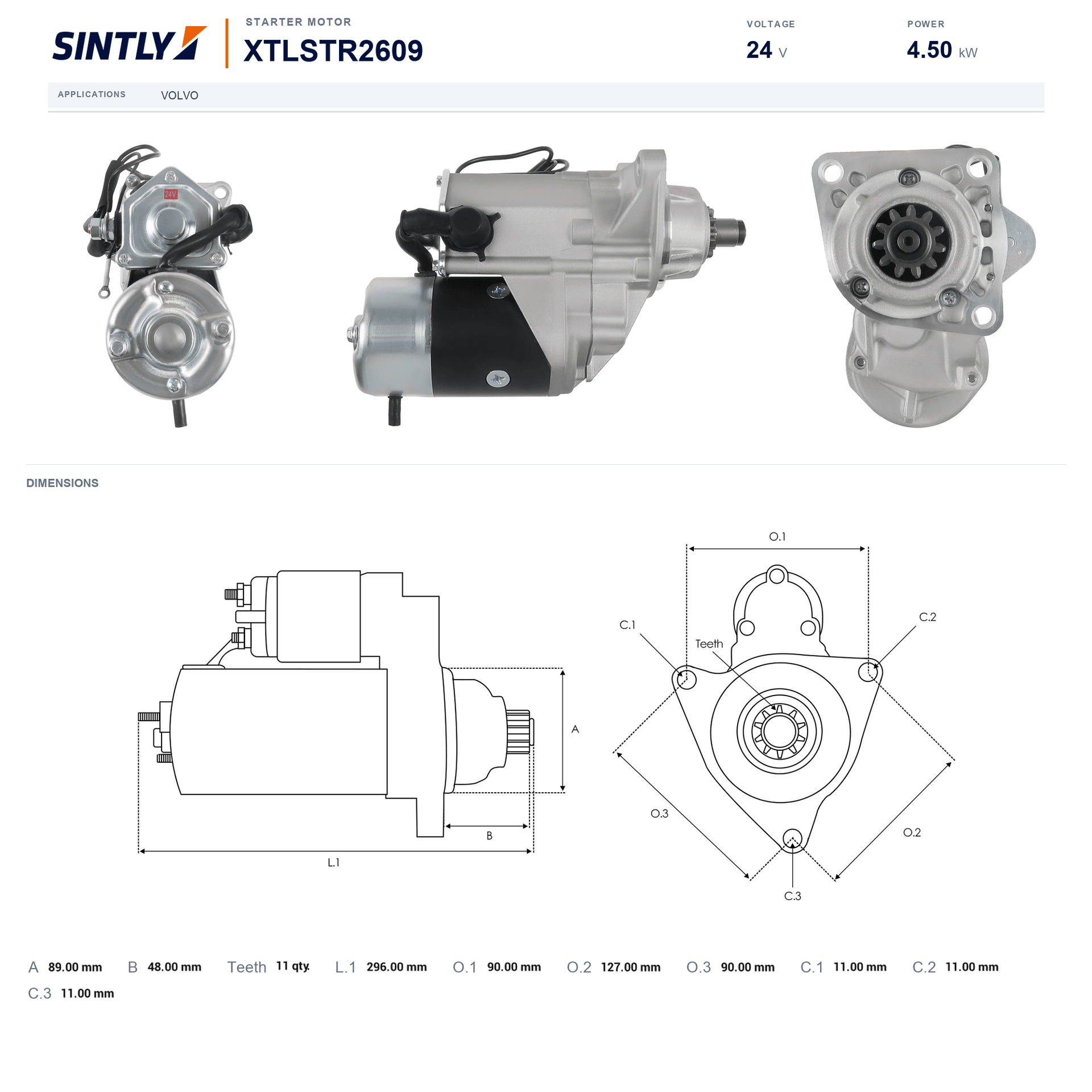 Starter XTLSTR2609