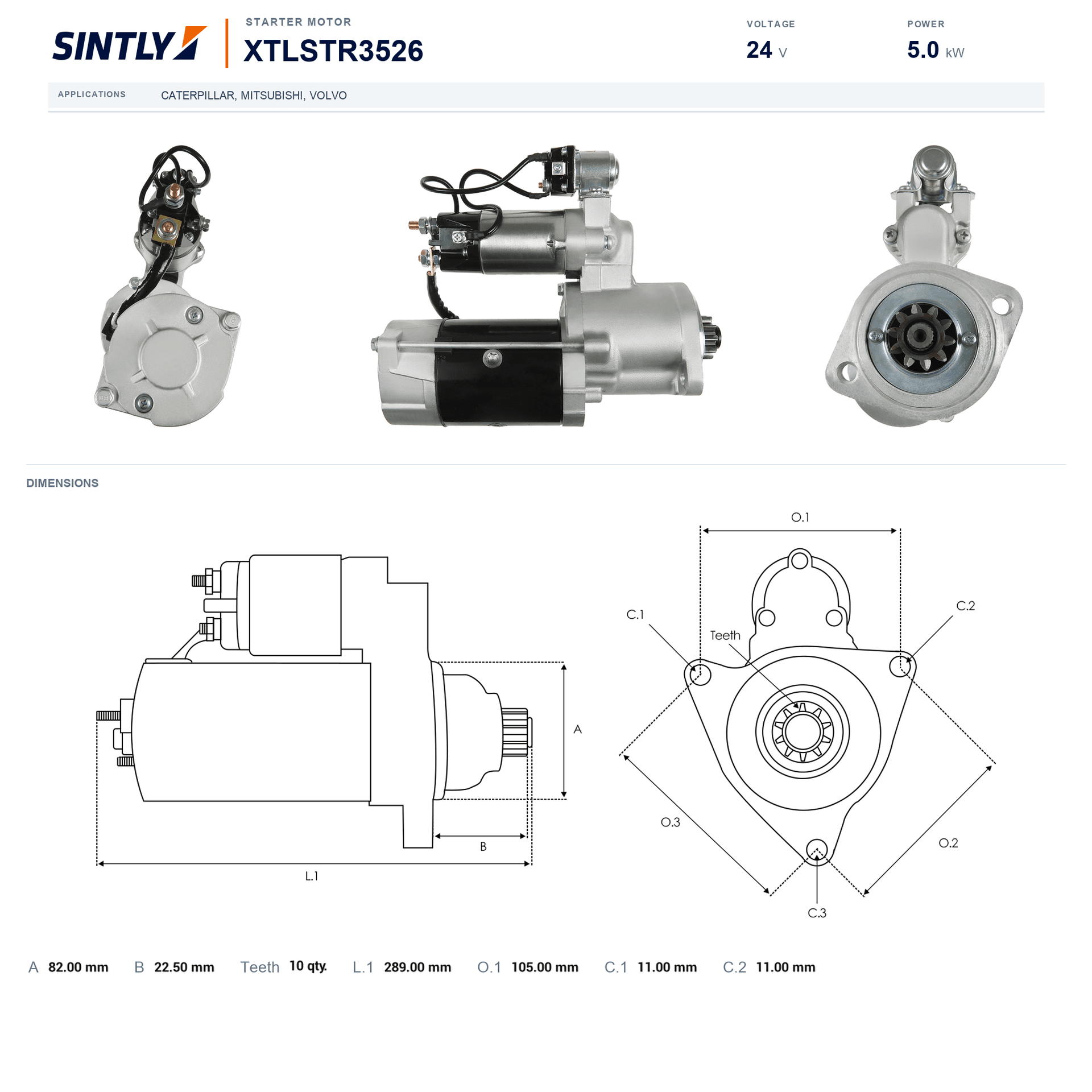 Starter XTLSTR3526