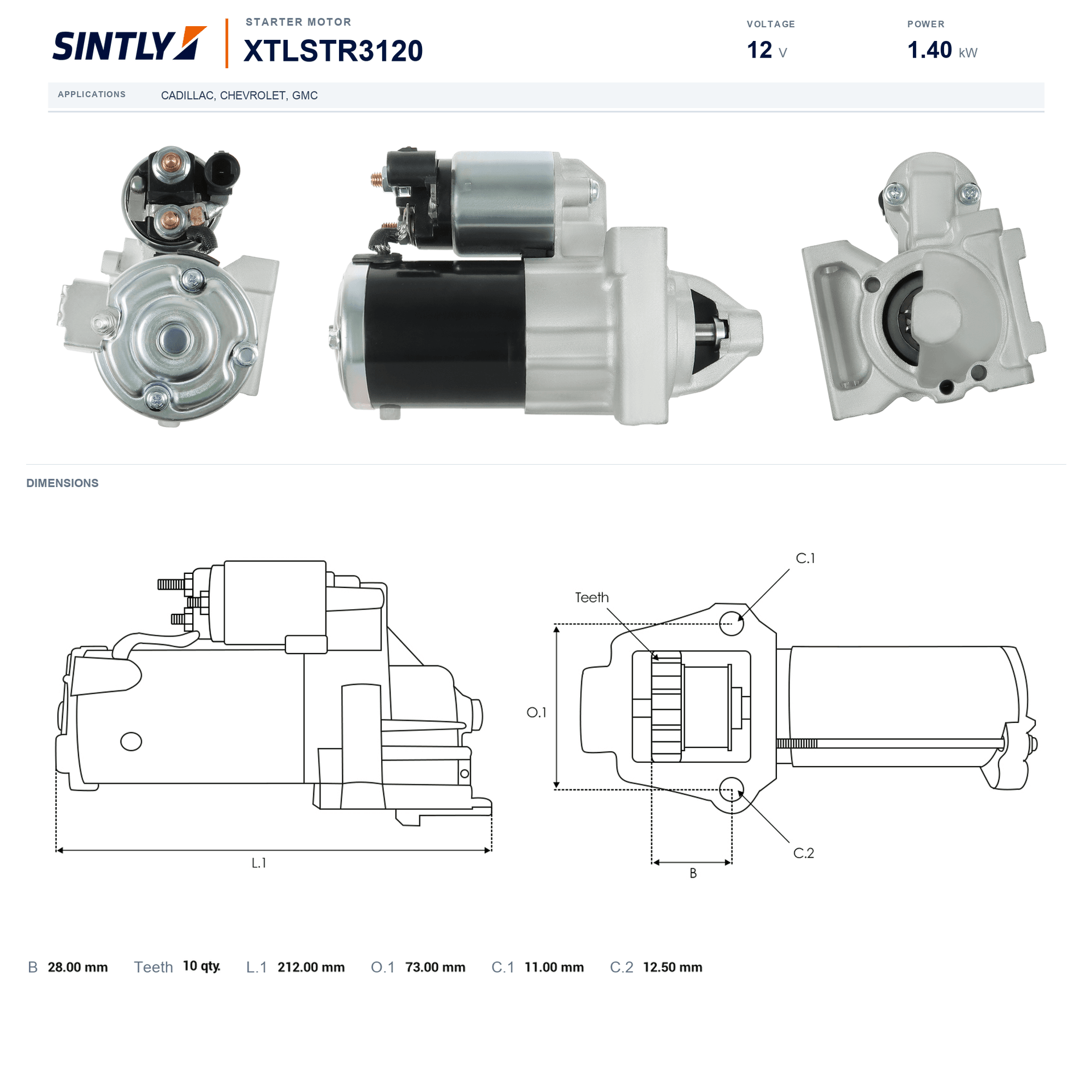 Starter XTLSTR3120