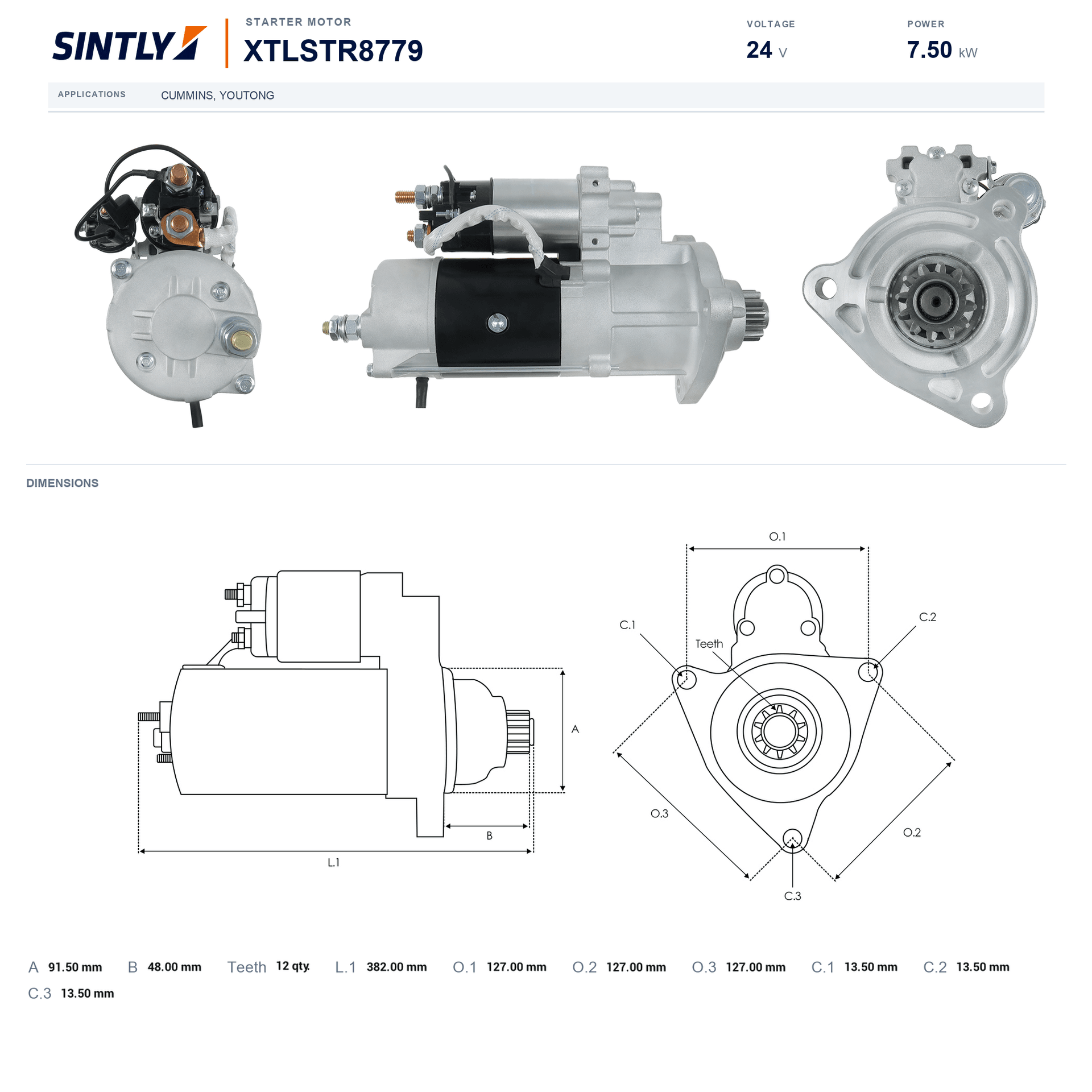 Starter XTLSTR8779