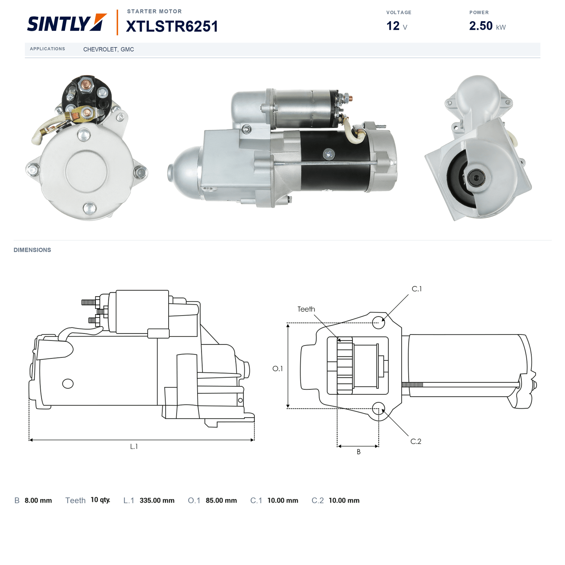 Starter XTLSTR6251