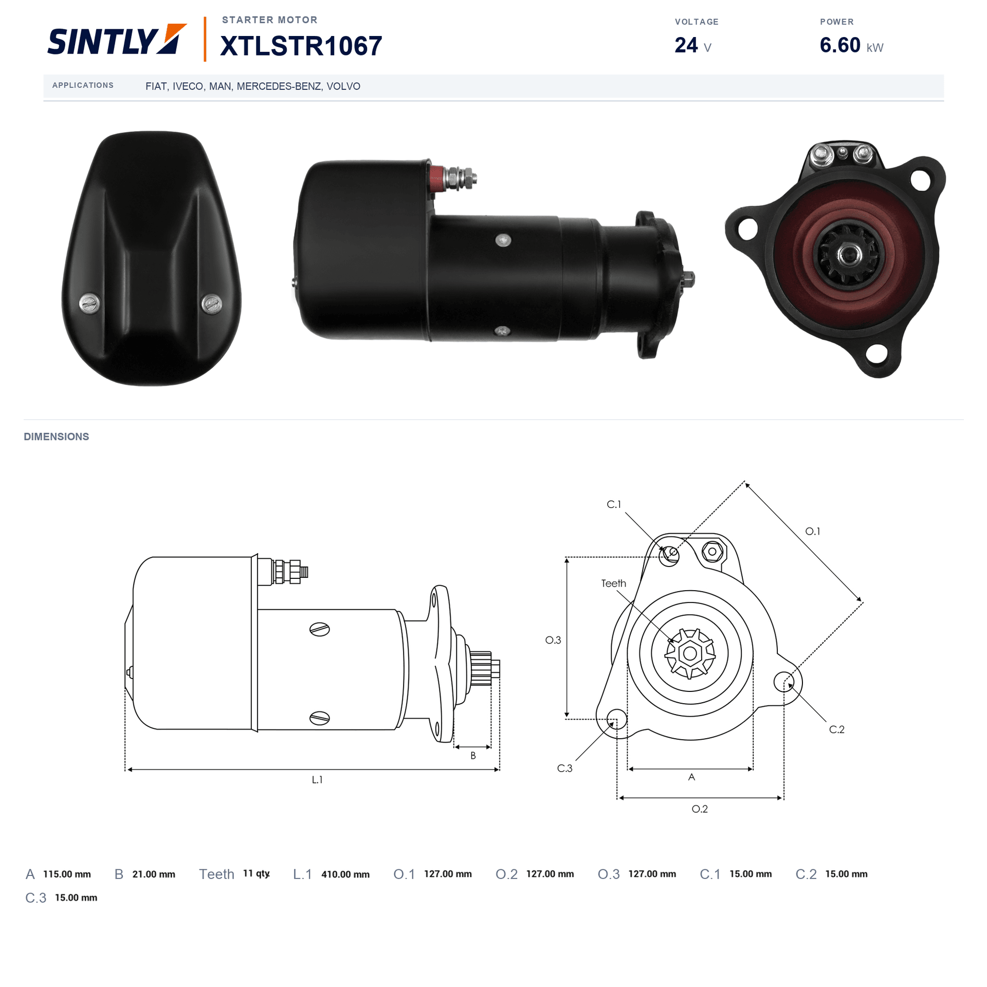Starter XTLSTR1067