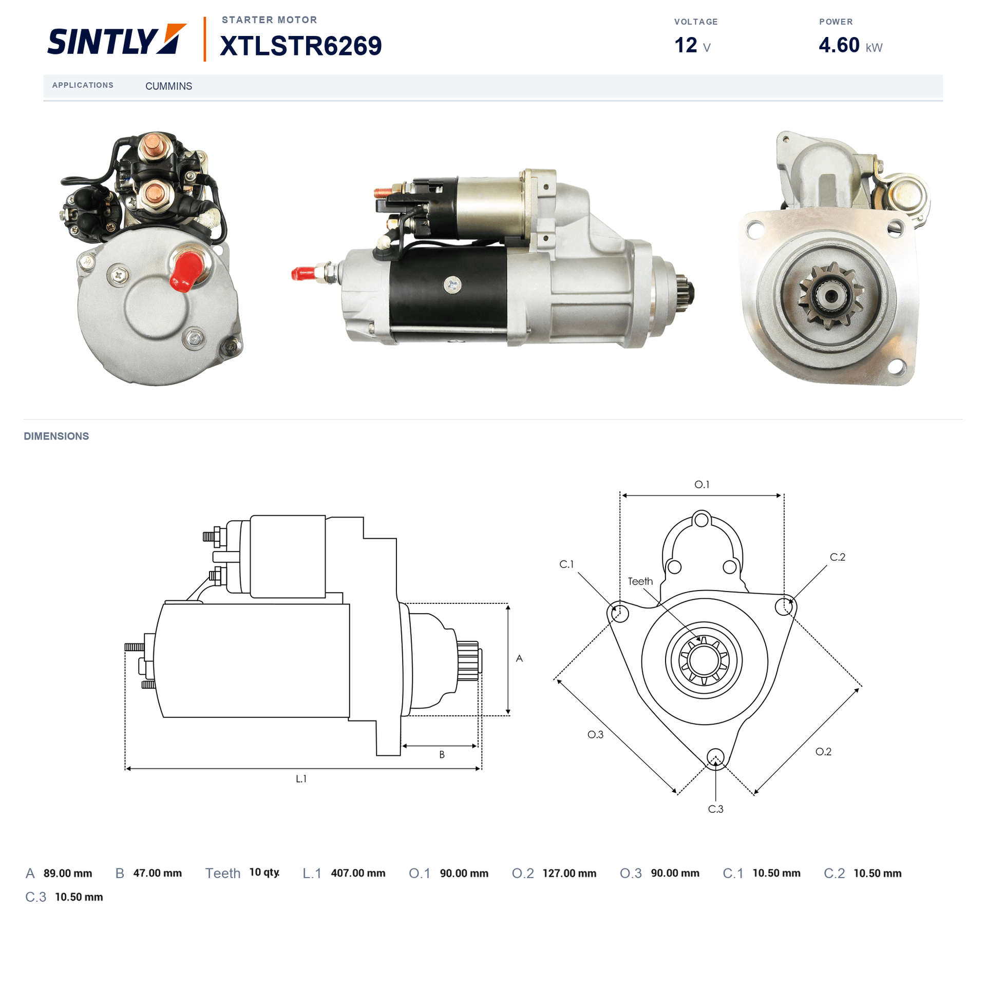 Starter XTLSTR6269
