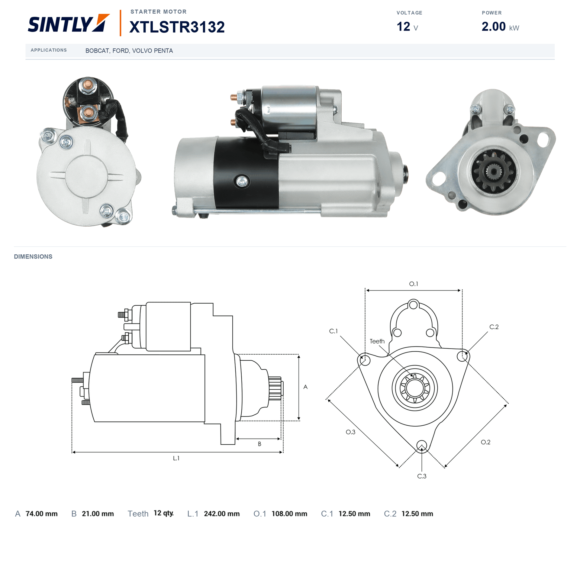 Starter XTLSTR3132