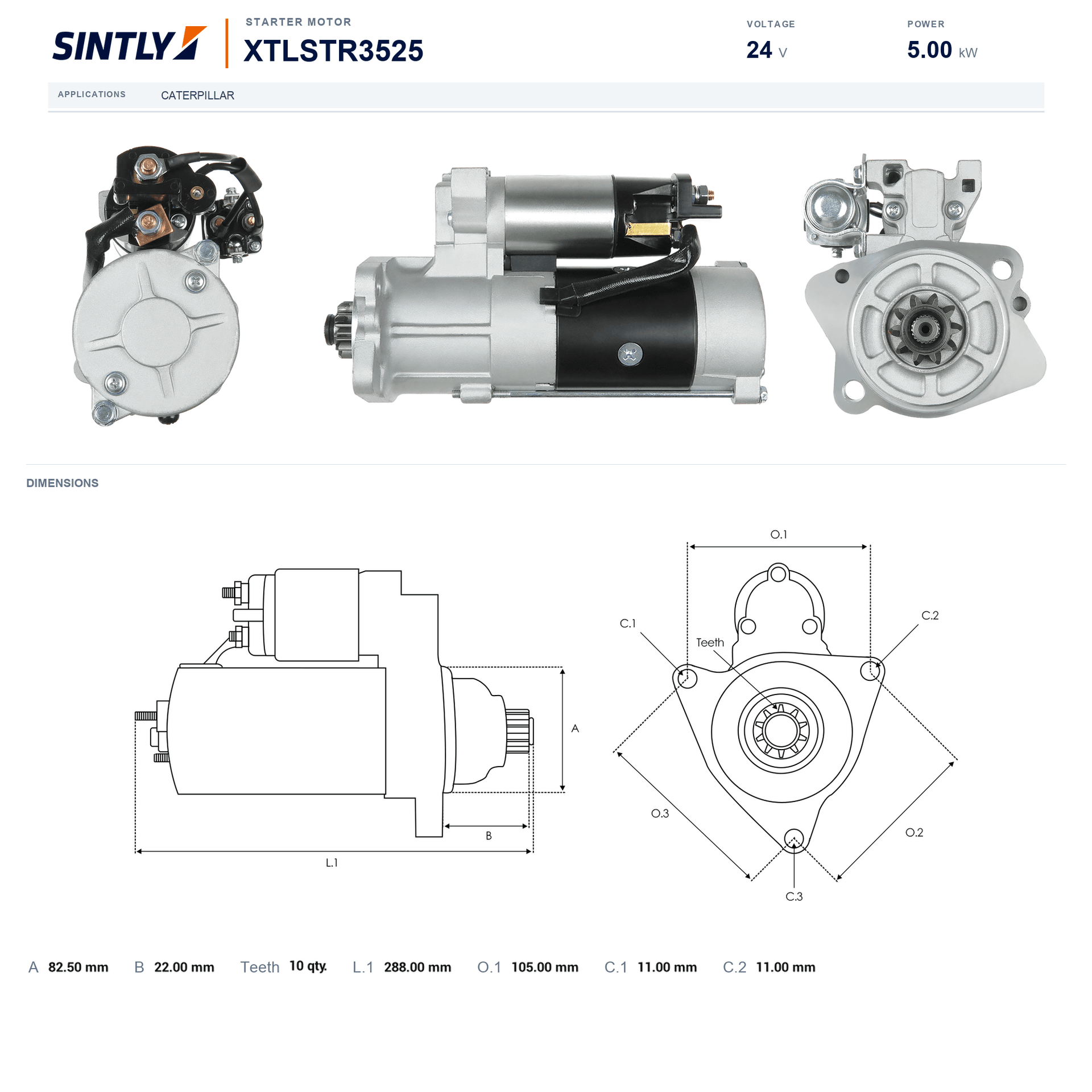 Starter XTLSTR3525