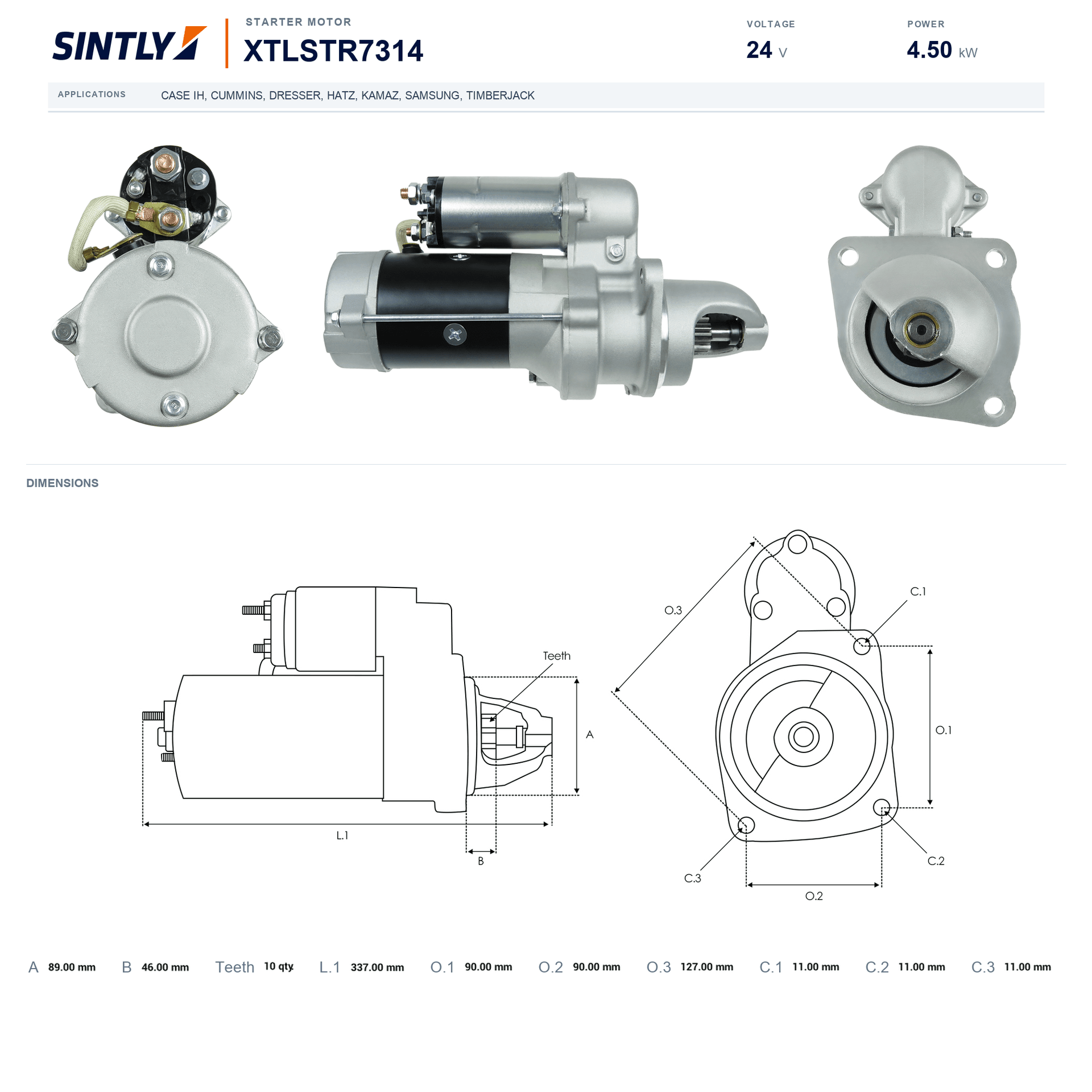 Starter XTLSTR7314