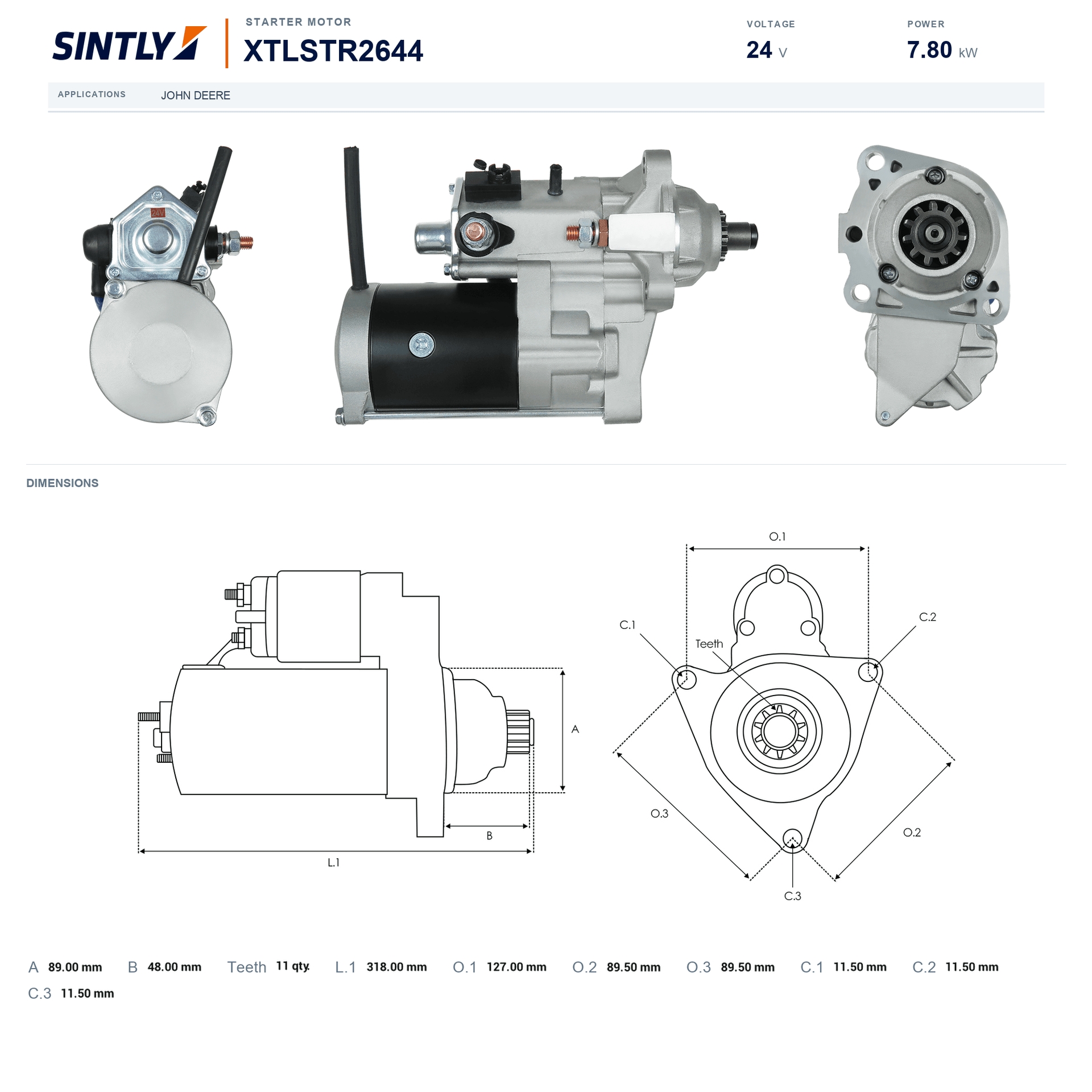 Starter XTLSTR2644
