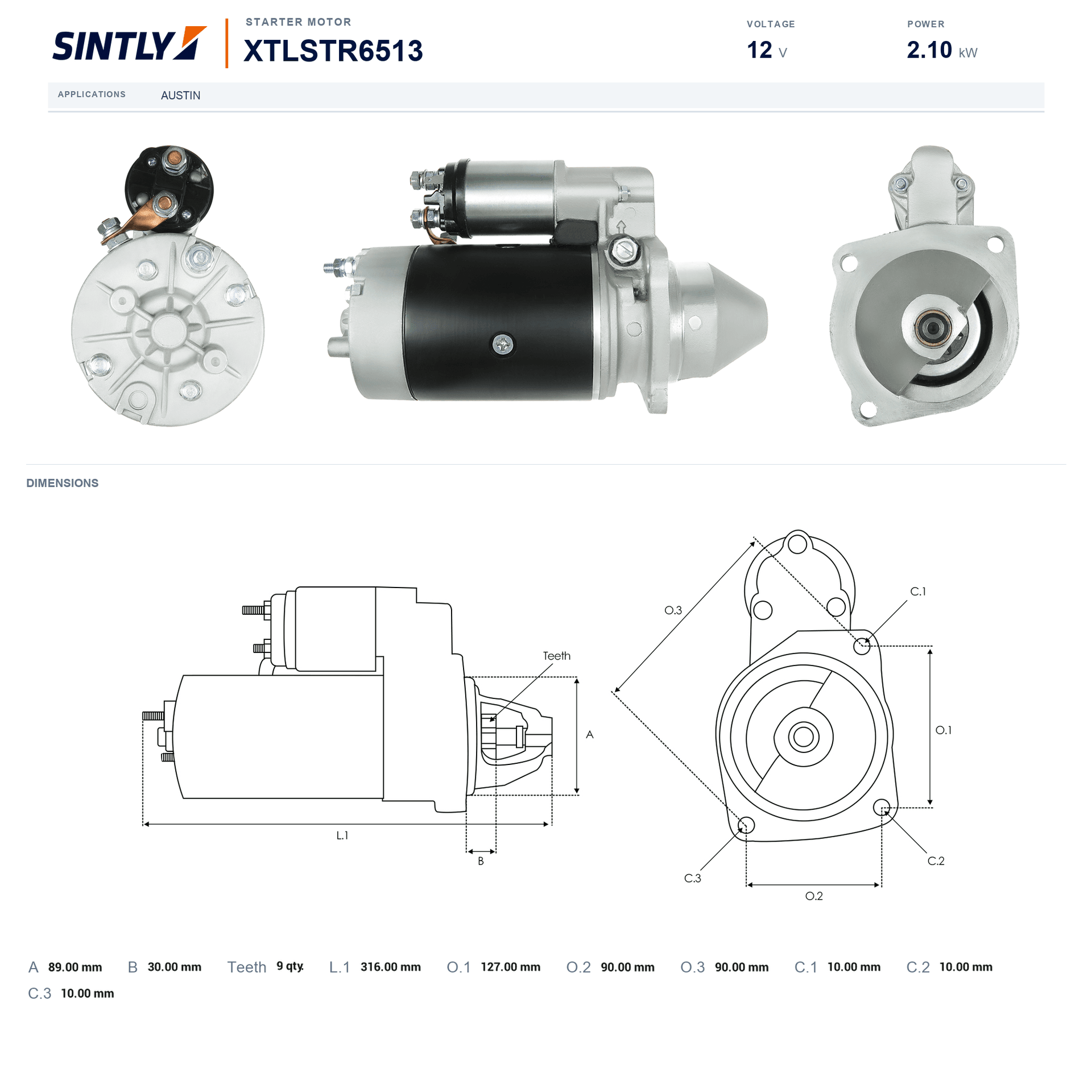 Starter XTLSTR6513
