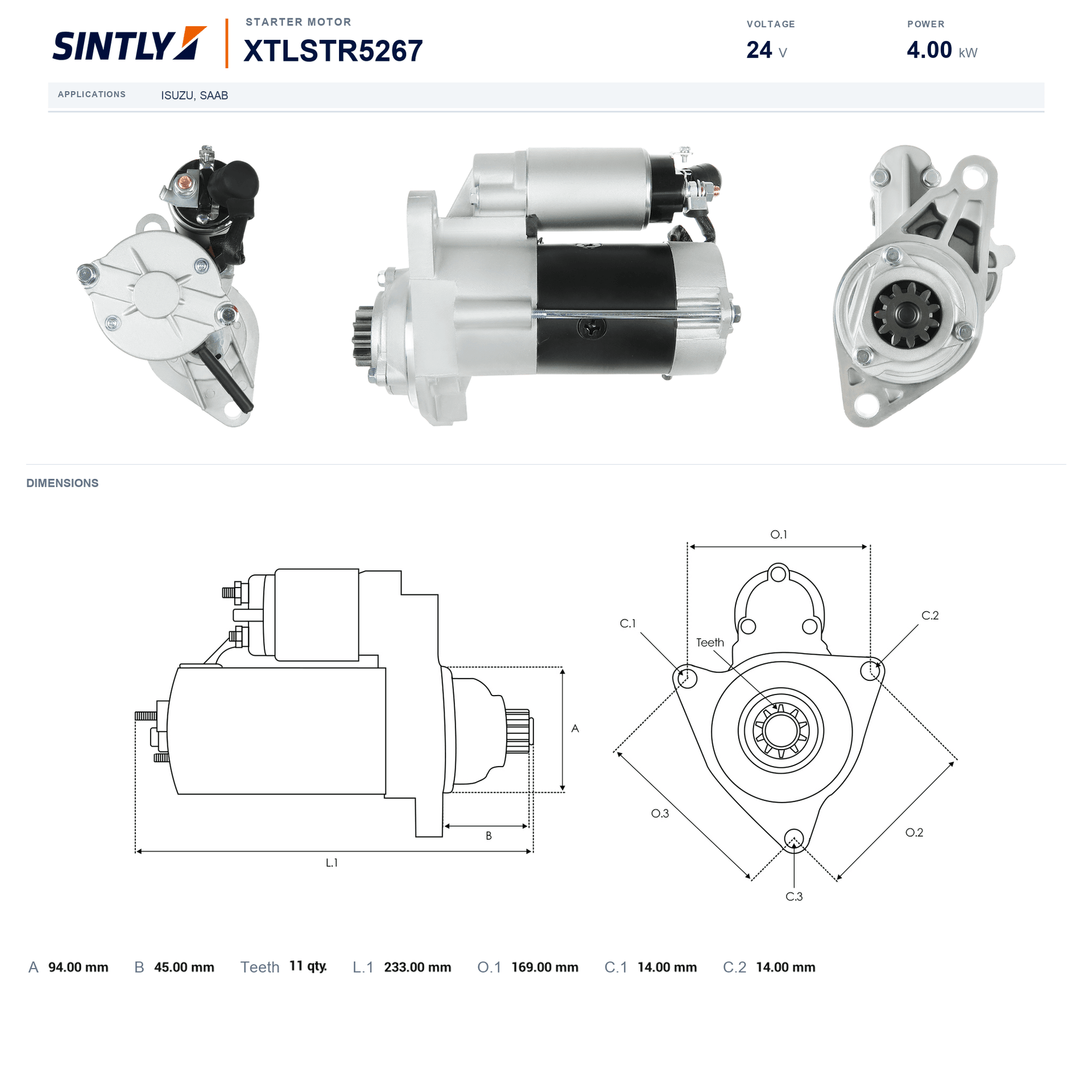 Starter XTLSTR5267