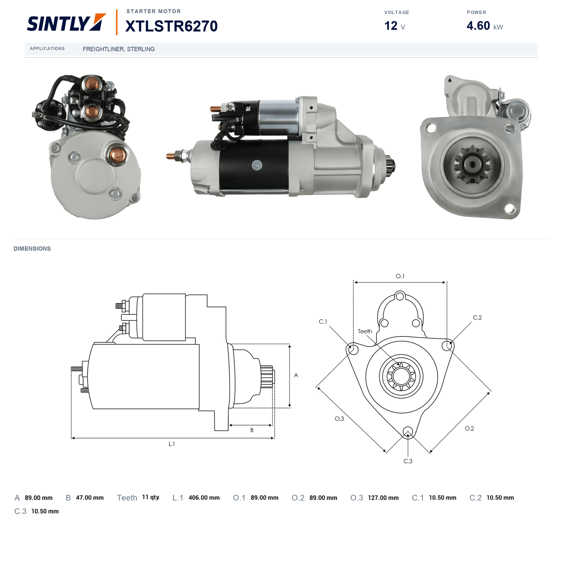 Starter XTLSTR6270