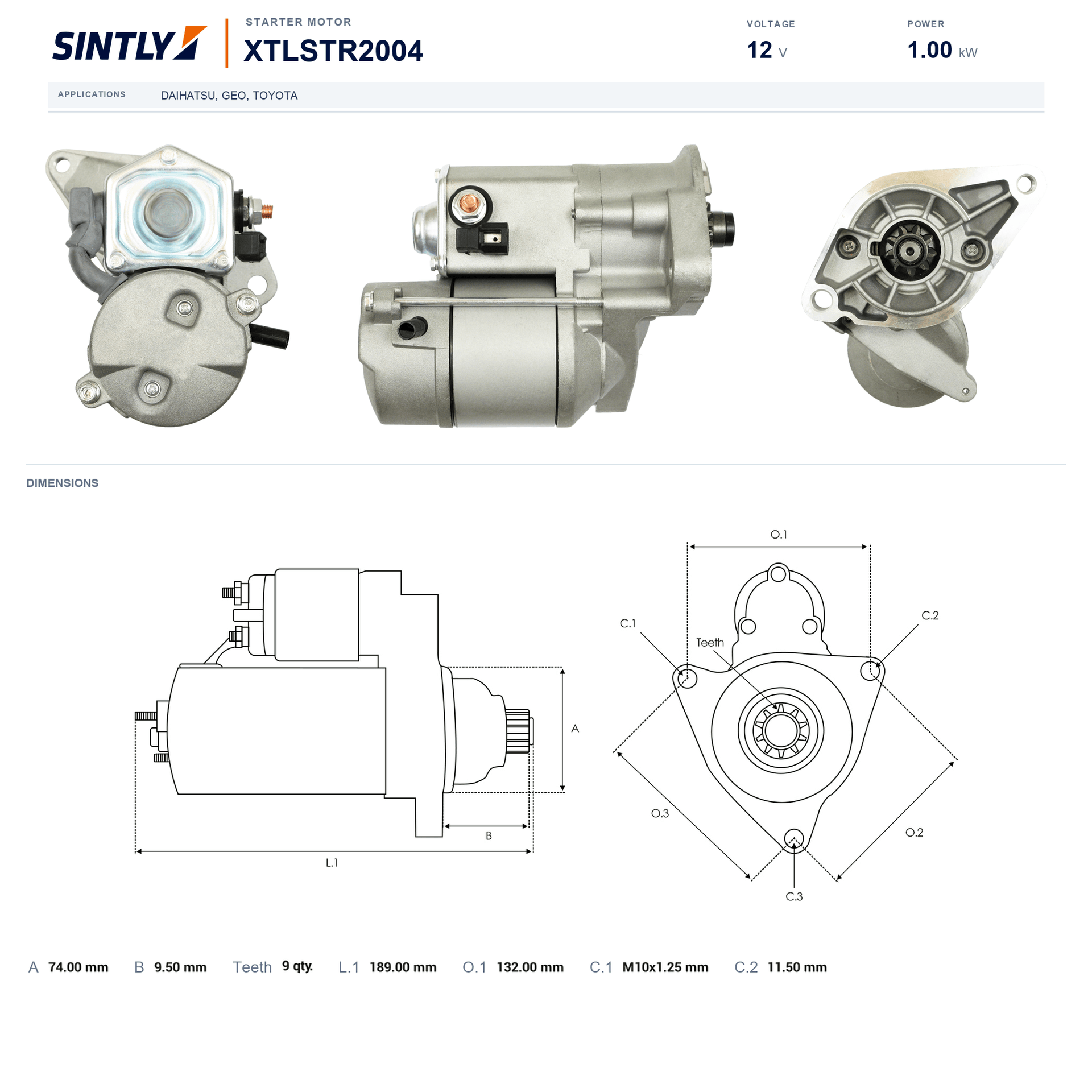 Starter XTLSTR2004