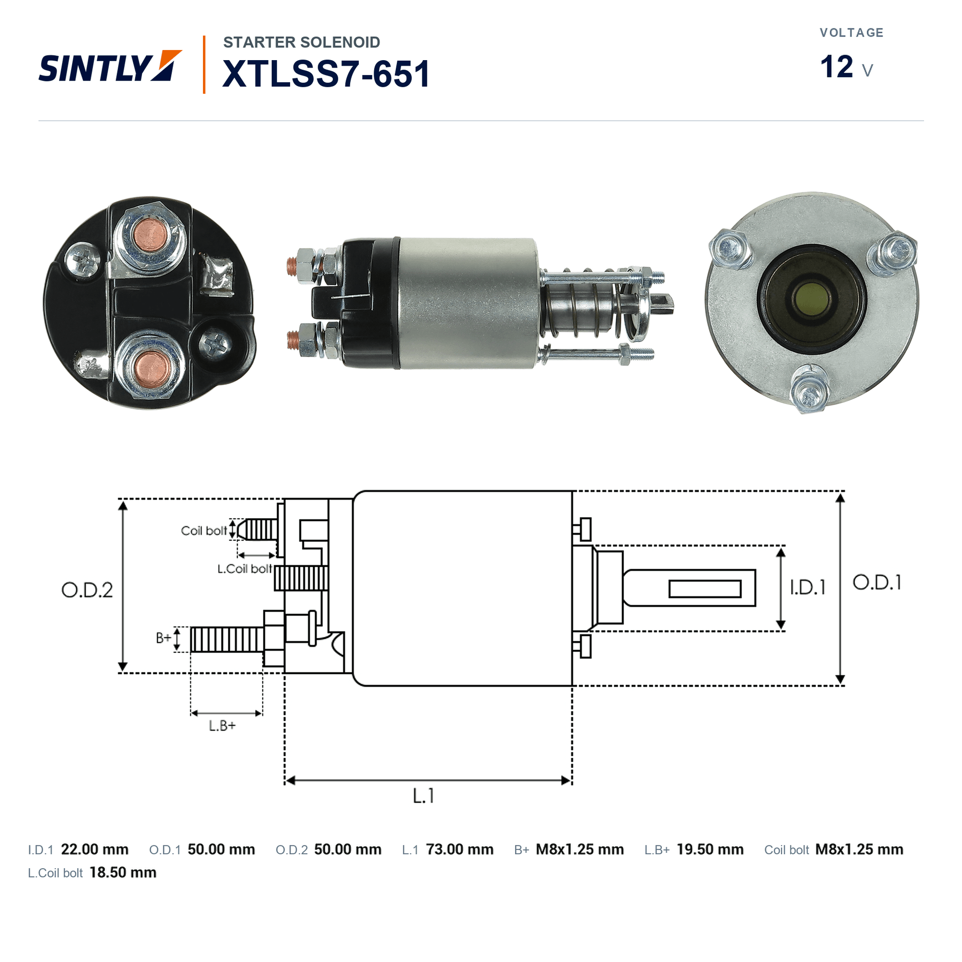 Starter Solenoid XTLSS7-651
