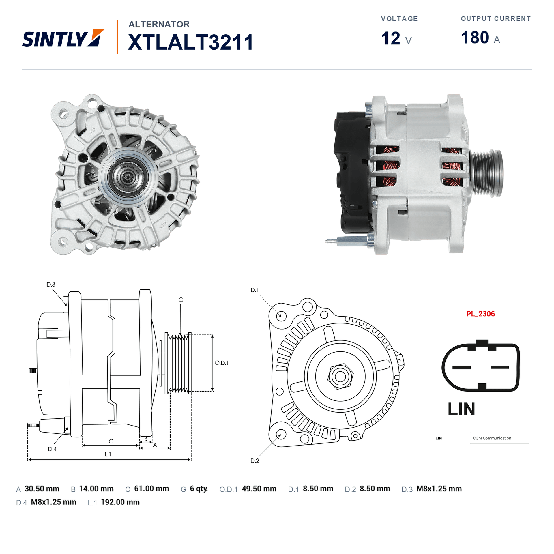 Alternator XTLALT3211