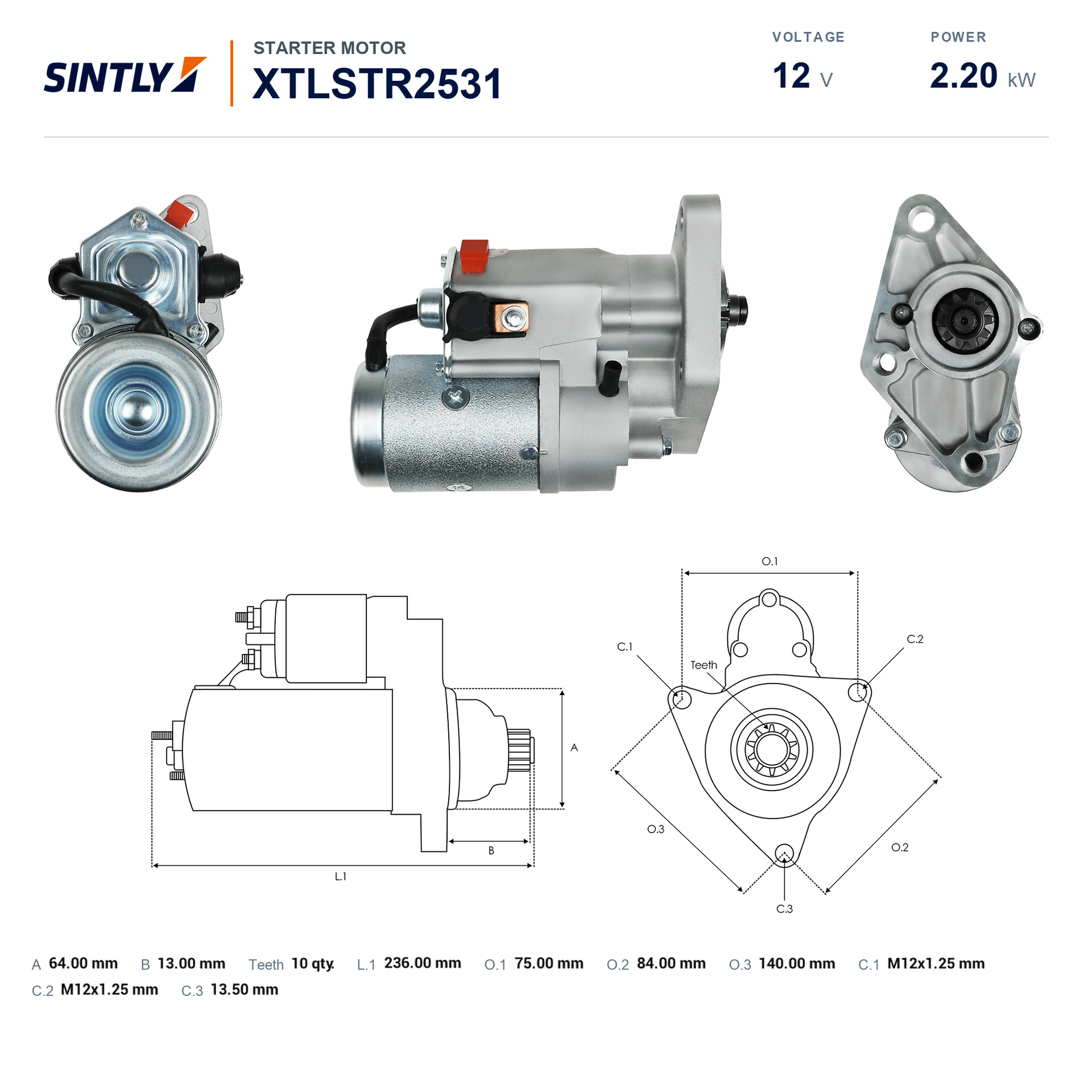 Starter XTLSTR2531