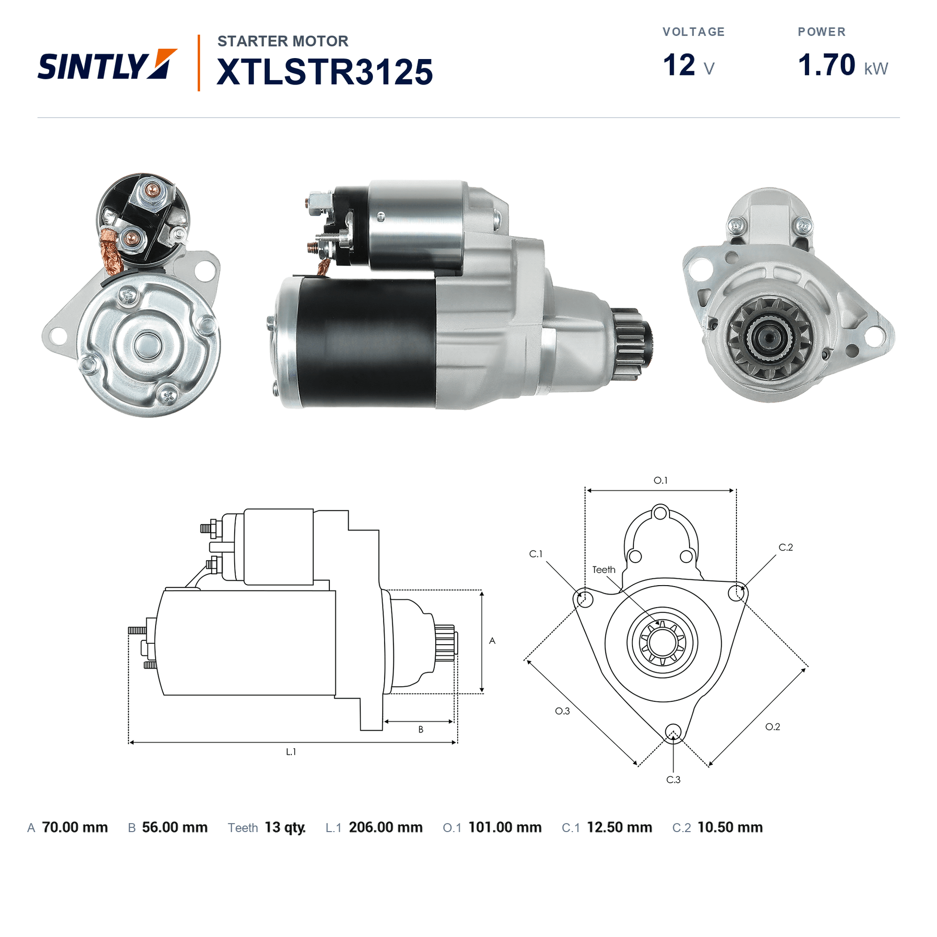 Starter XTLSTR3125