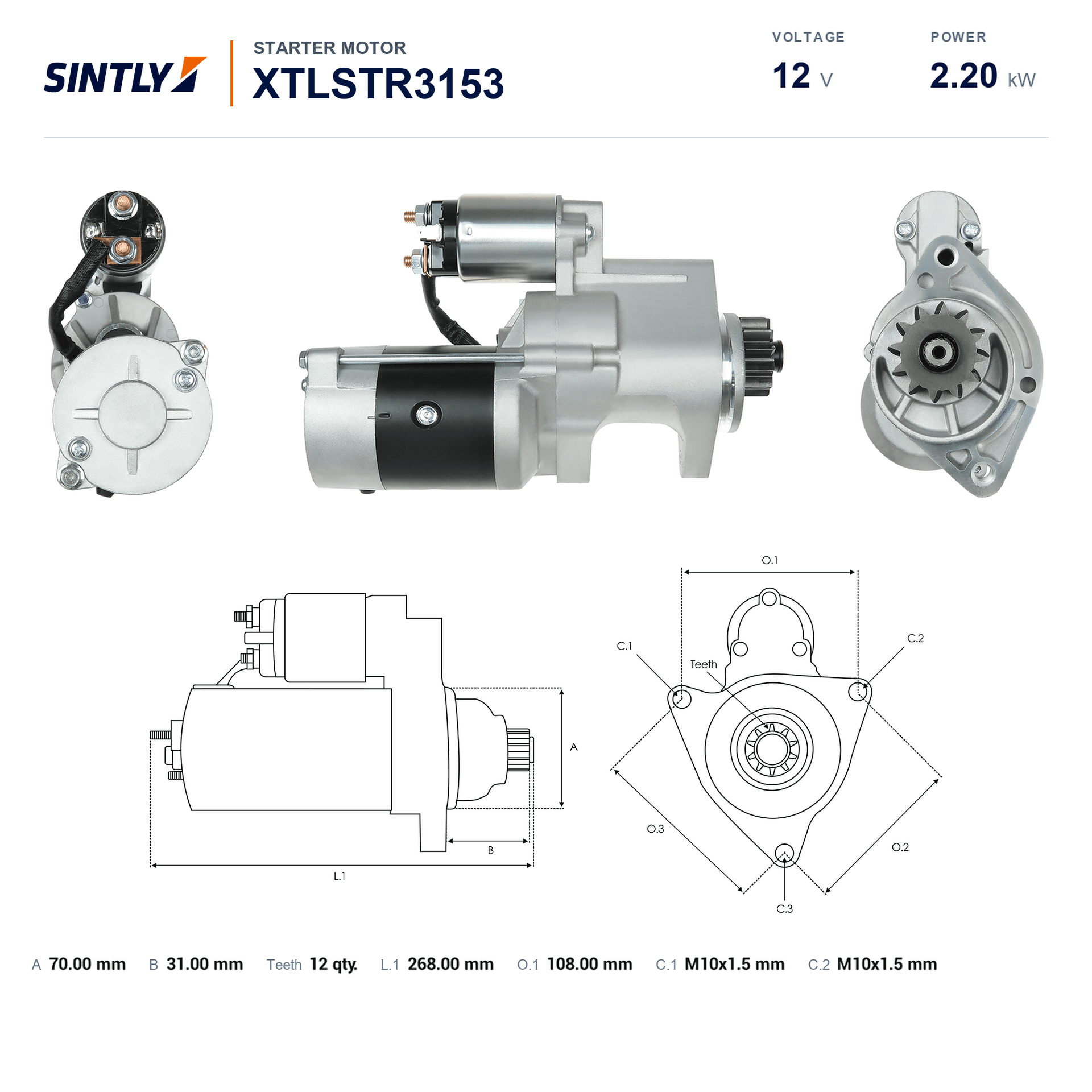 Starter XTLSTR3153
