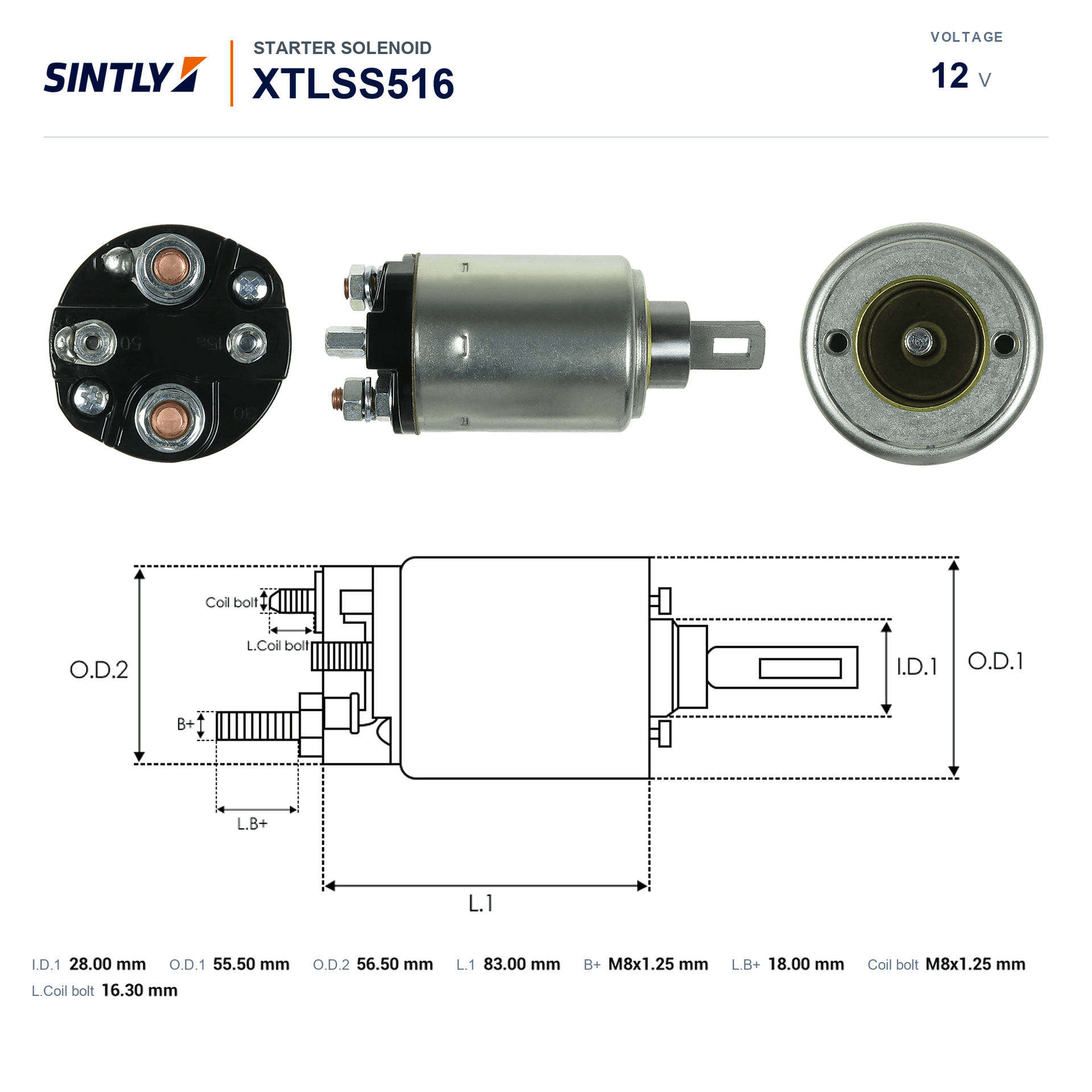 Starter Solenoid XTLSS516