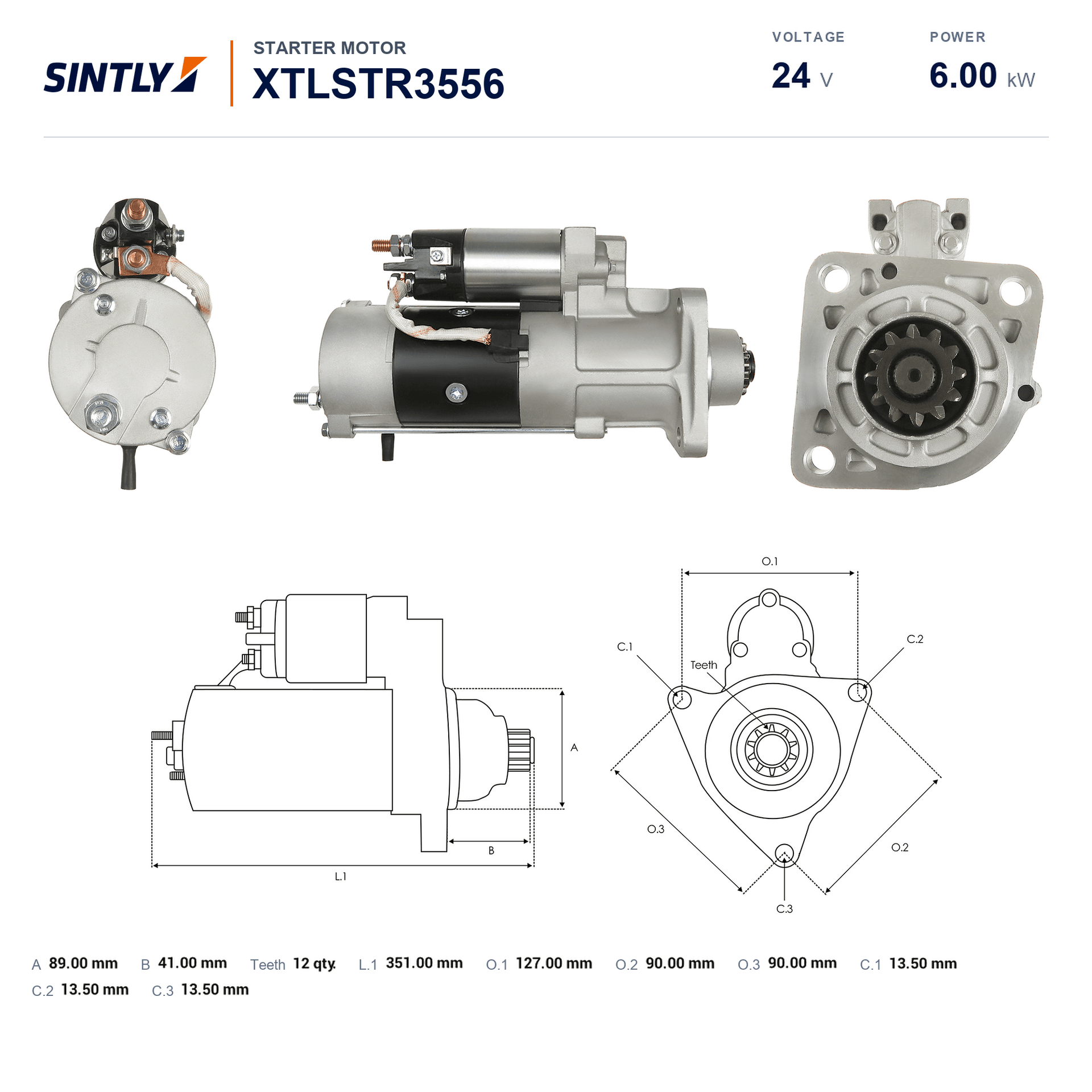 Starter XTLSTR3556