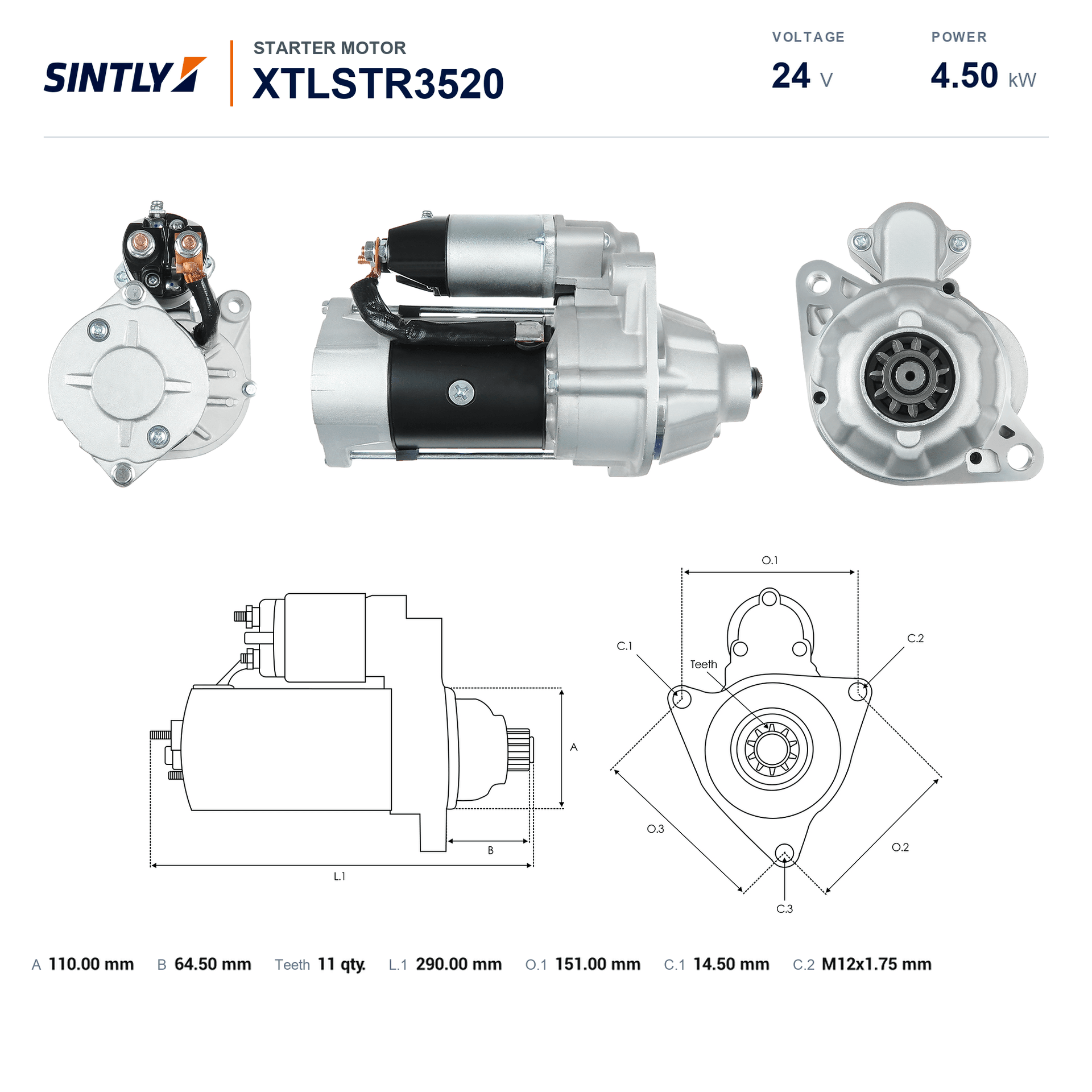 Starter XTLSTR3520