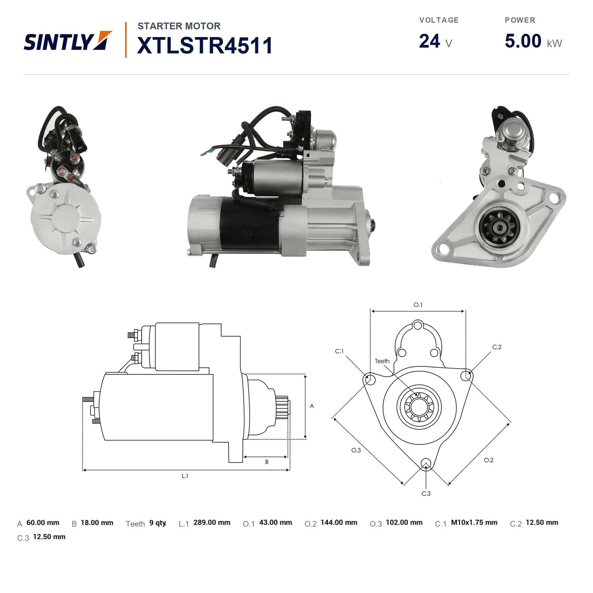 Starter XTLSTR4511