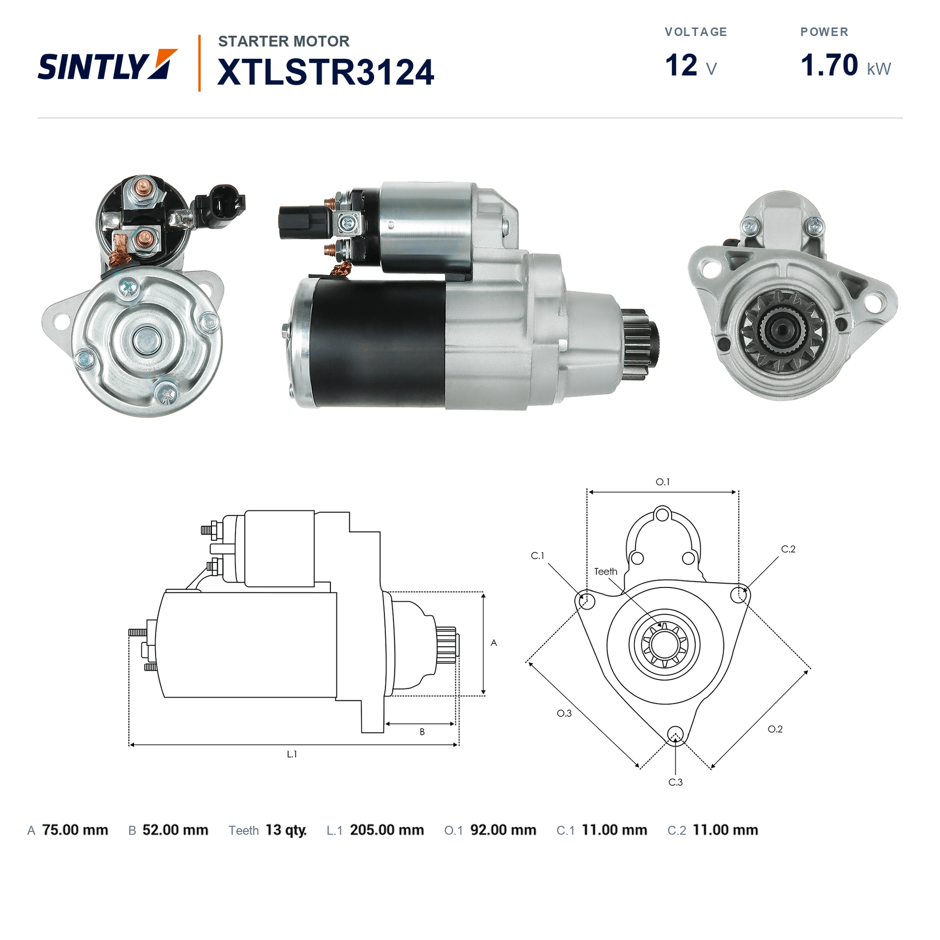 Starter XTLSTR3124