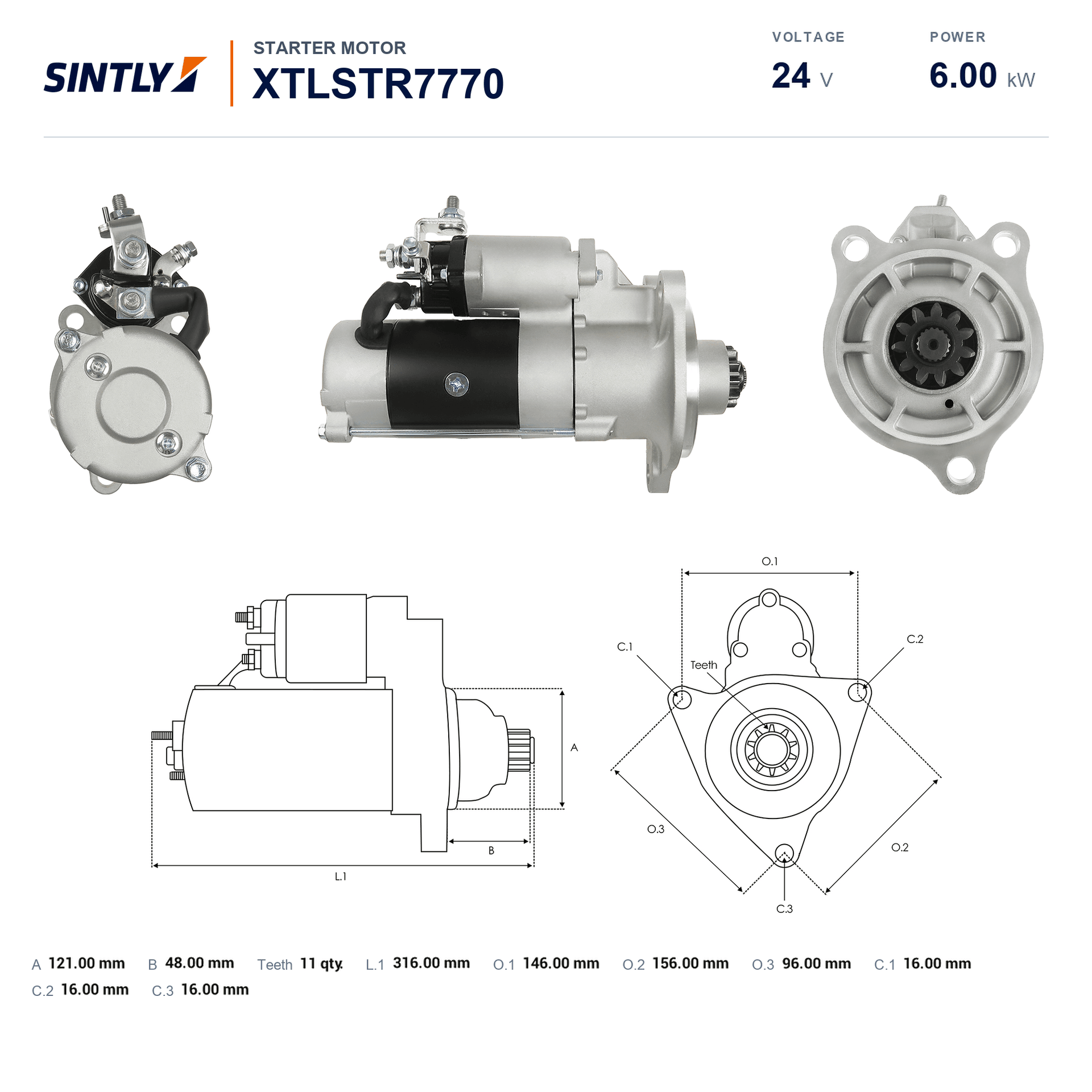 Starter XTLSTR7770