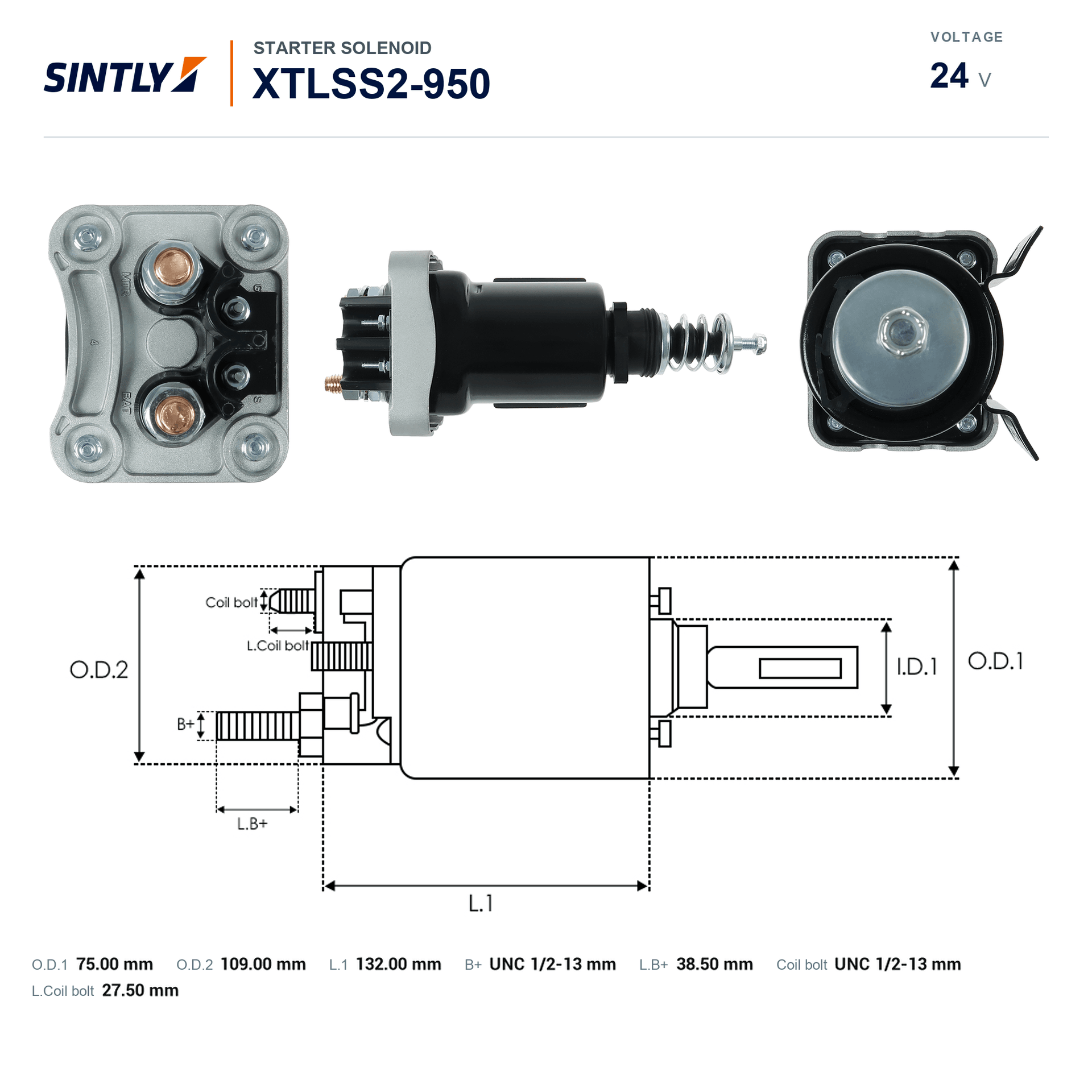 起动机电磁开关 XTLSS2-950