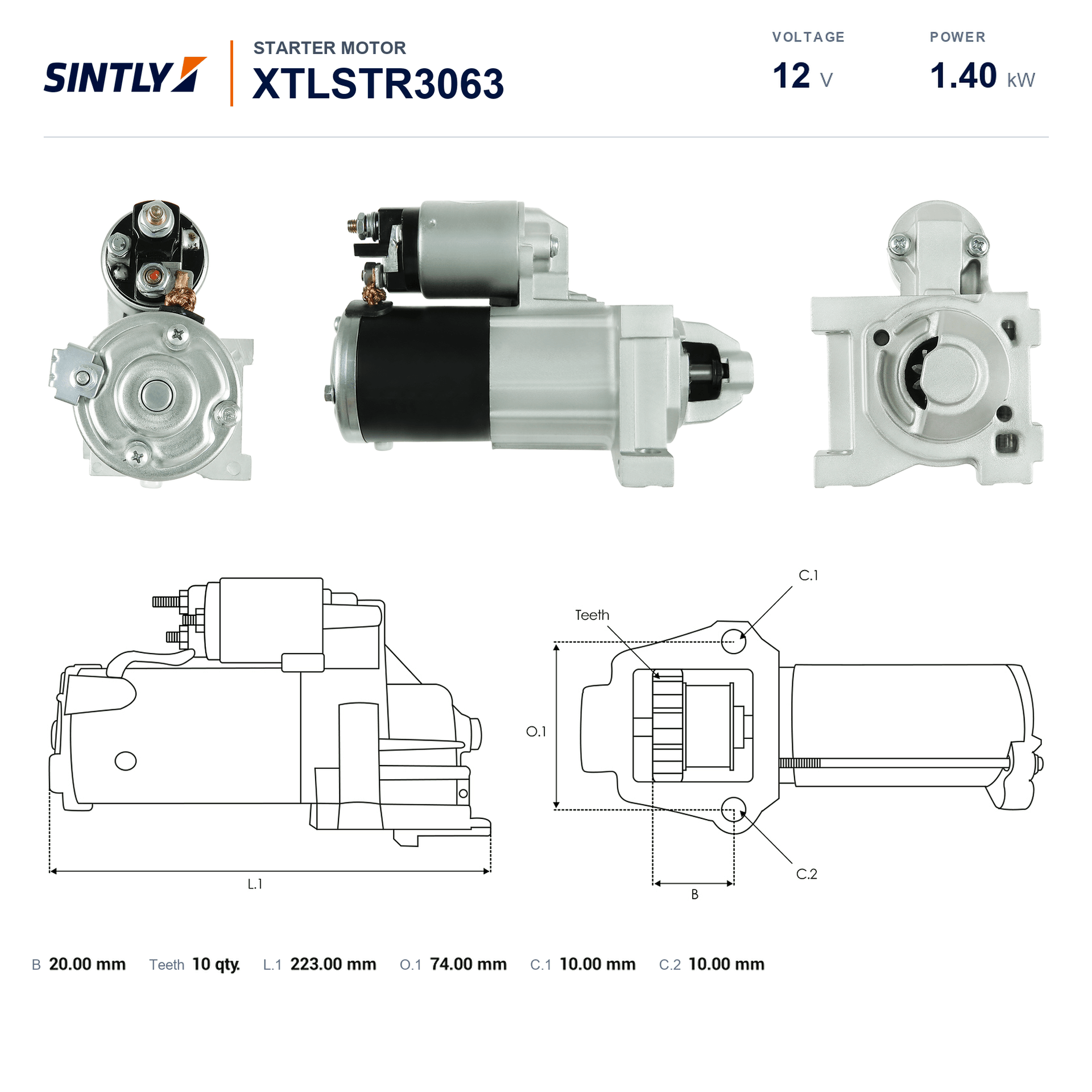 Starter XTLSTR3063