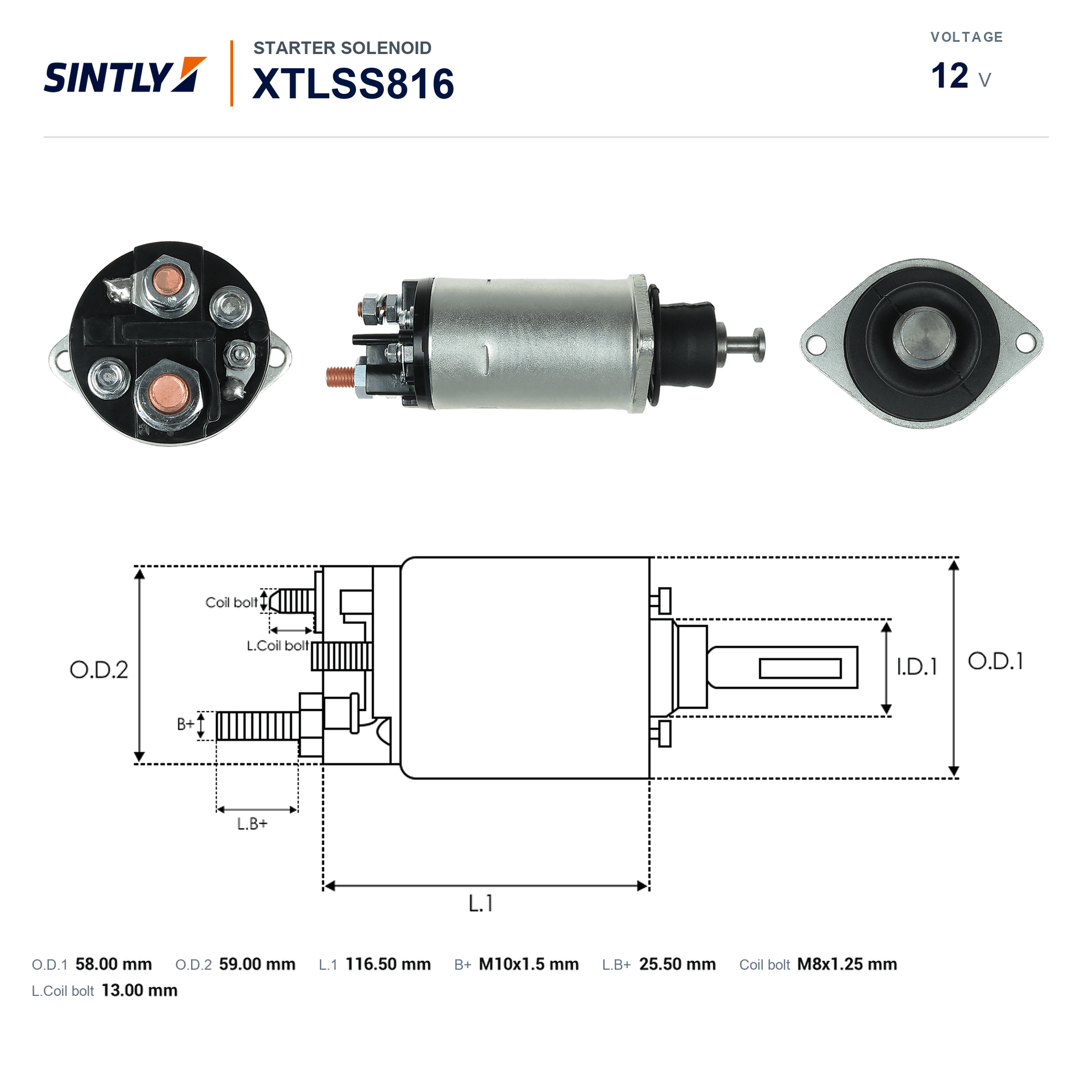 Starter Solenoid XTLSS816