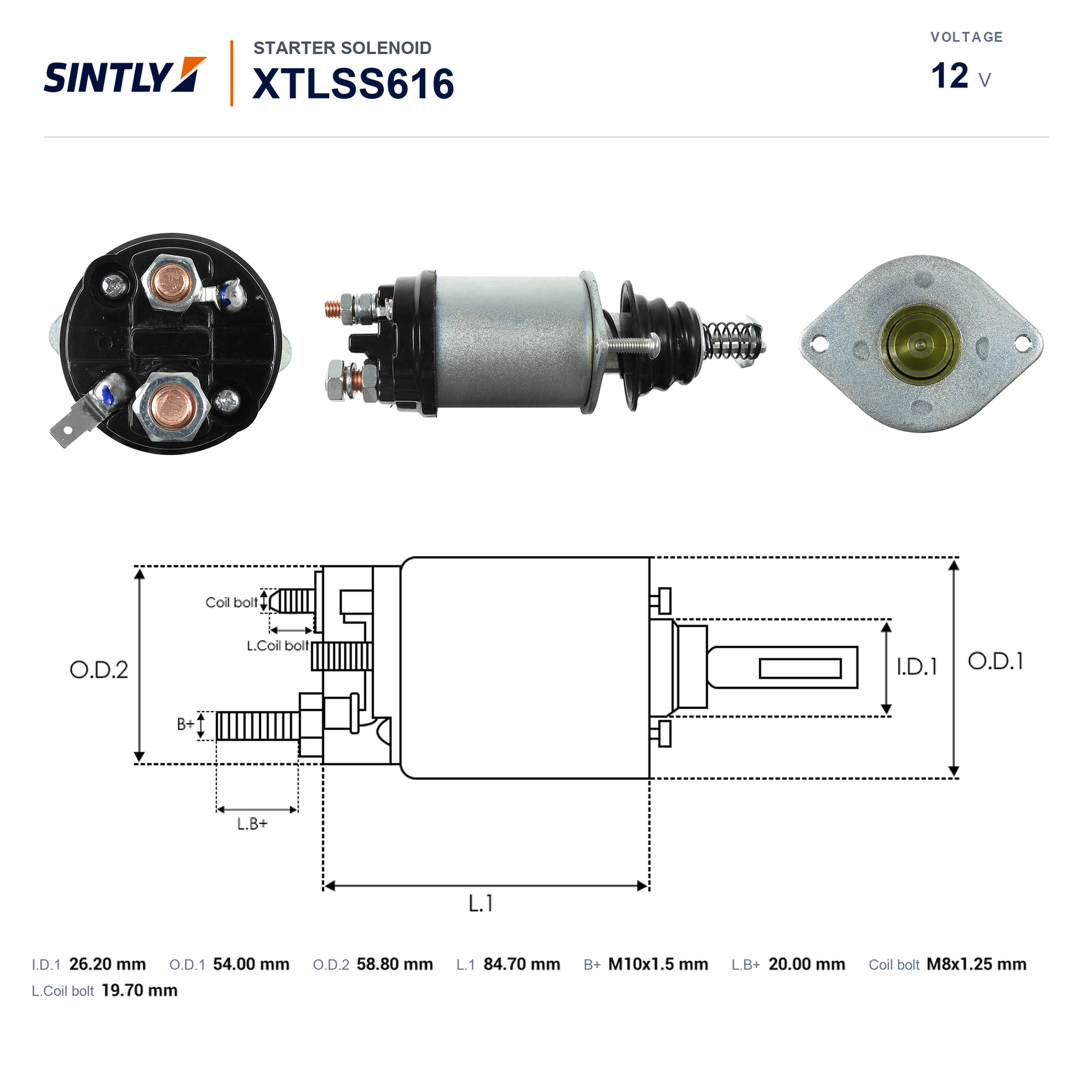 Starter Solenoid XTLSS616