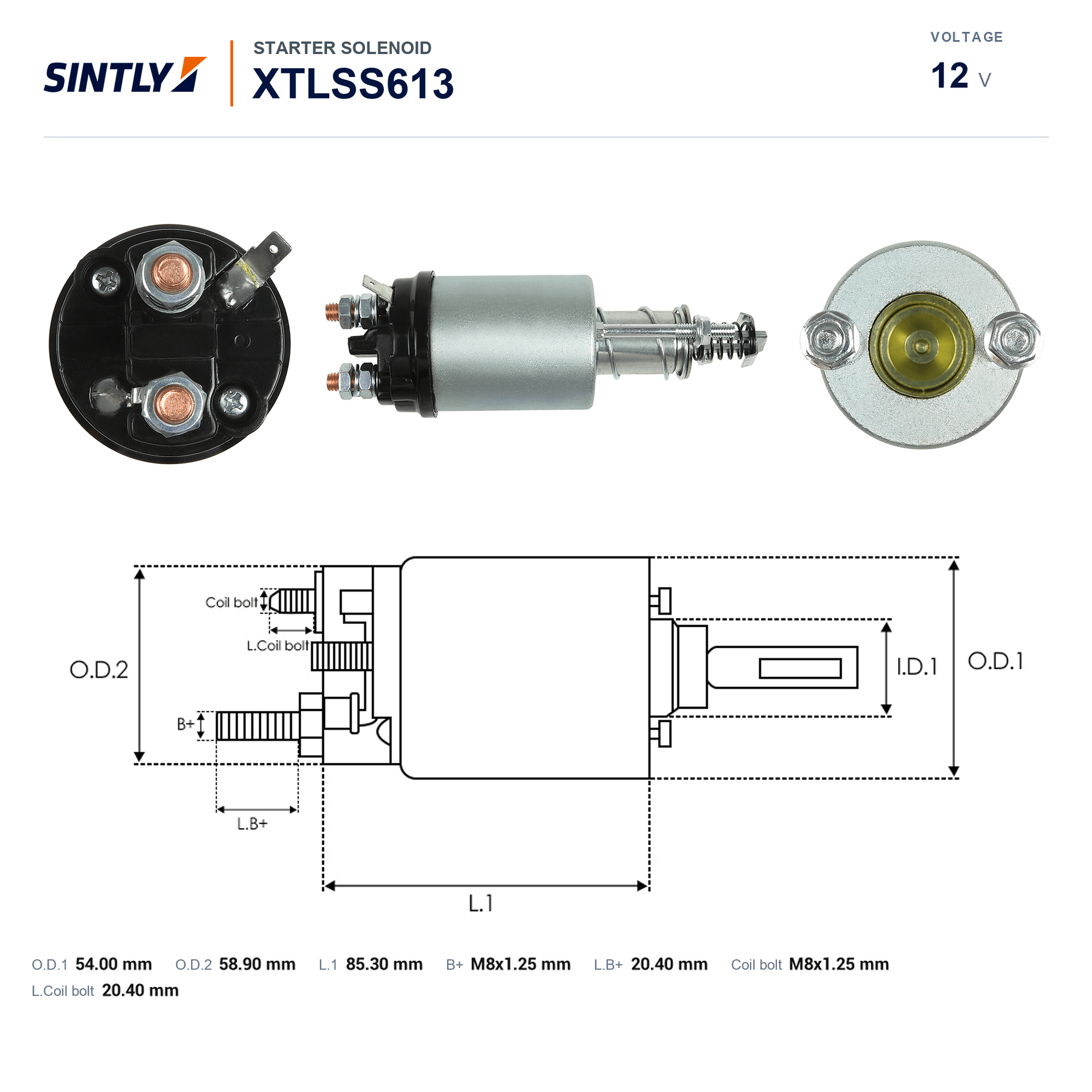 Starter Solenoid XTLSS613