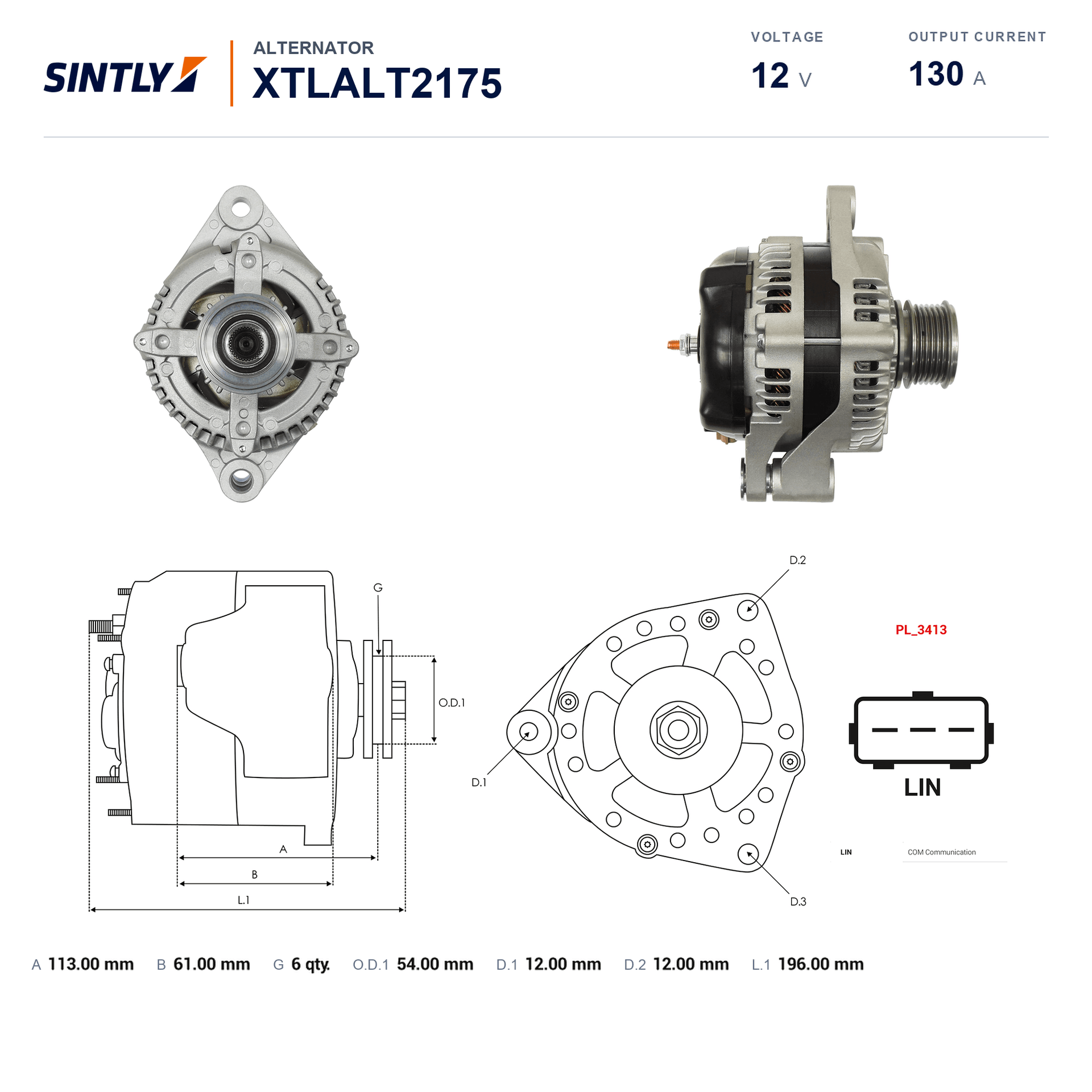 Alternator XTLALT2175