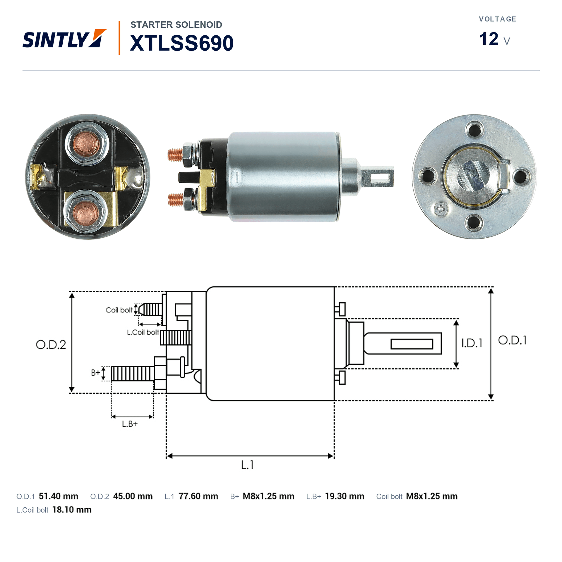Solenoide de arranque XTLSS690