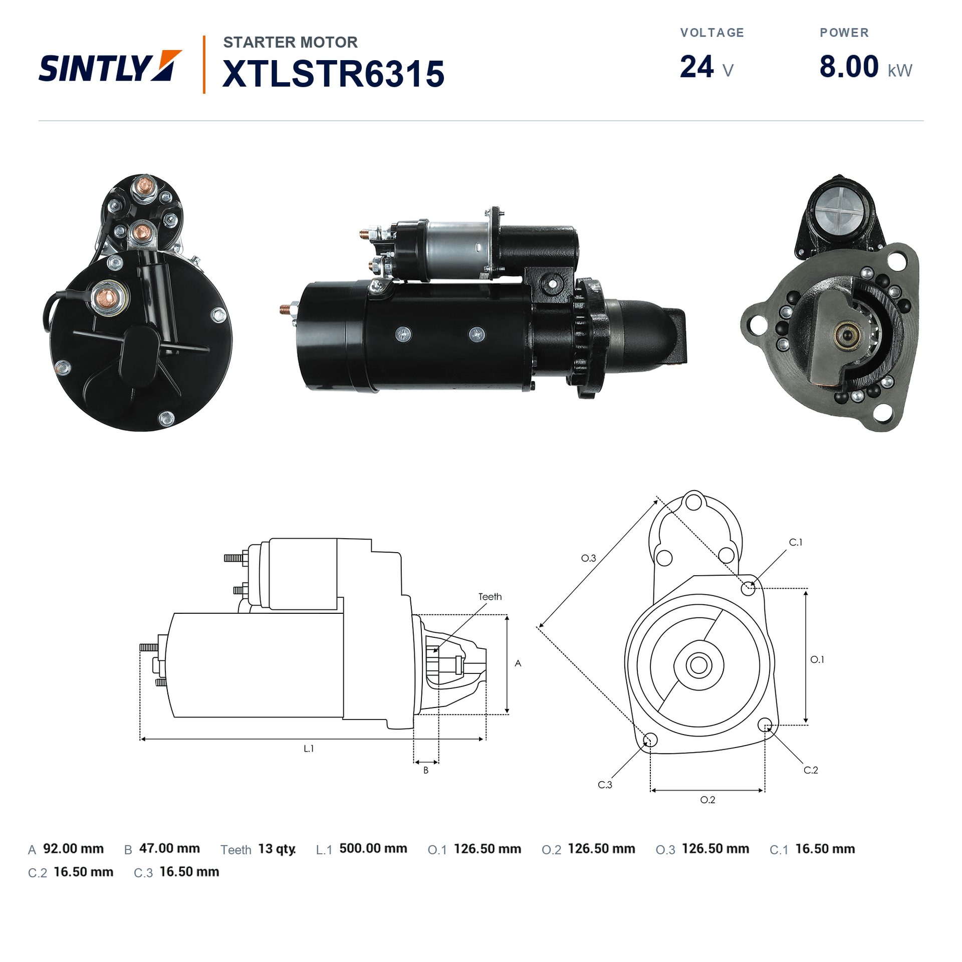Starter XTLSTR6315
