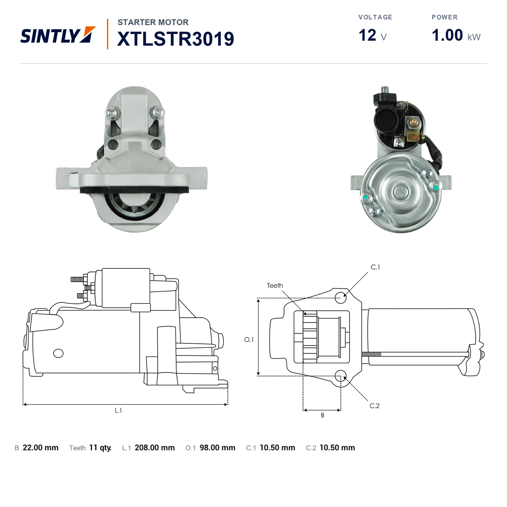 Starter XTLSTR3019